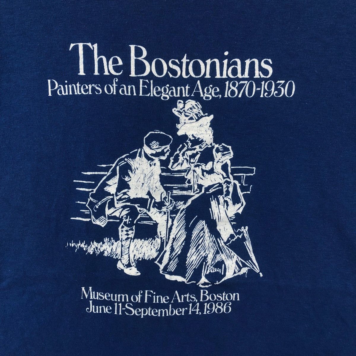 Vintage Vintage 1986 THE BOSTONIANS PAINTERS Museum Art Tee Shirt Size US M / EU 48-50 / 2 - 3 Thumbnail