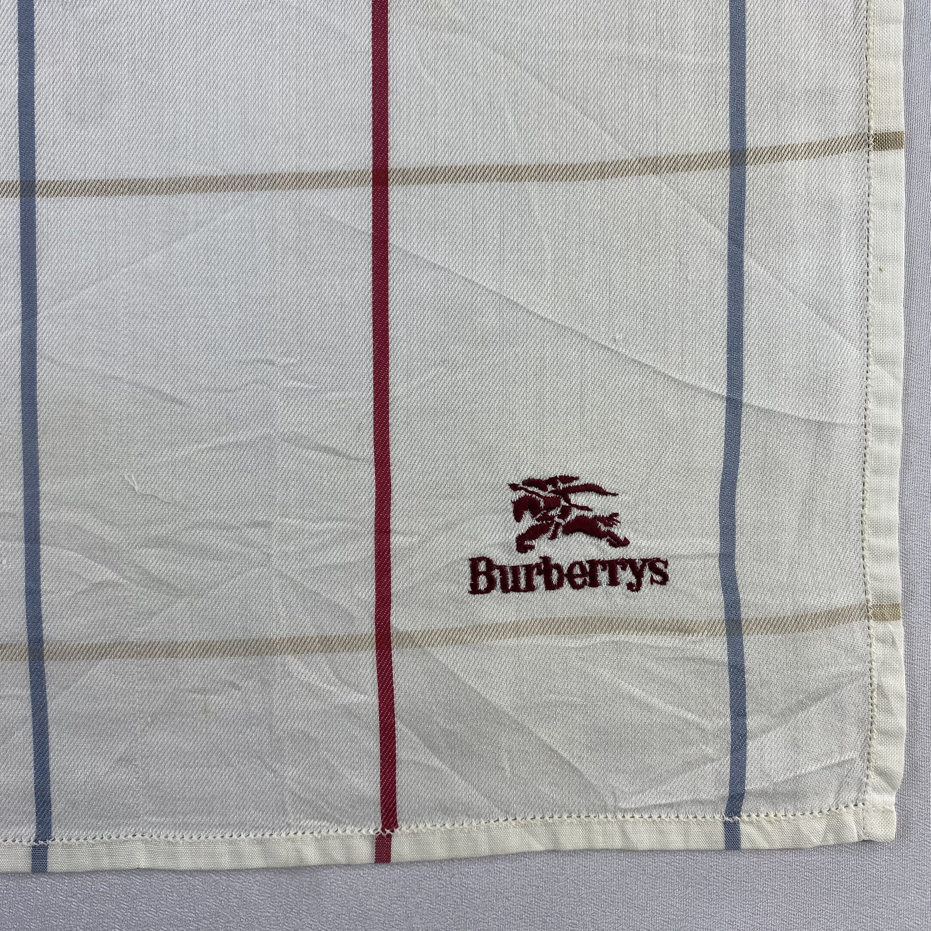 Burberry × Vintage Burberry Handkerchief / Neckerchief / Bandana-P1915 Size ONE SIZE - 3 Thumbnail