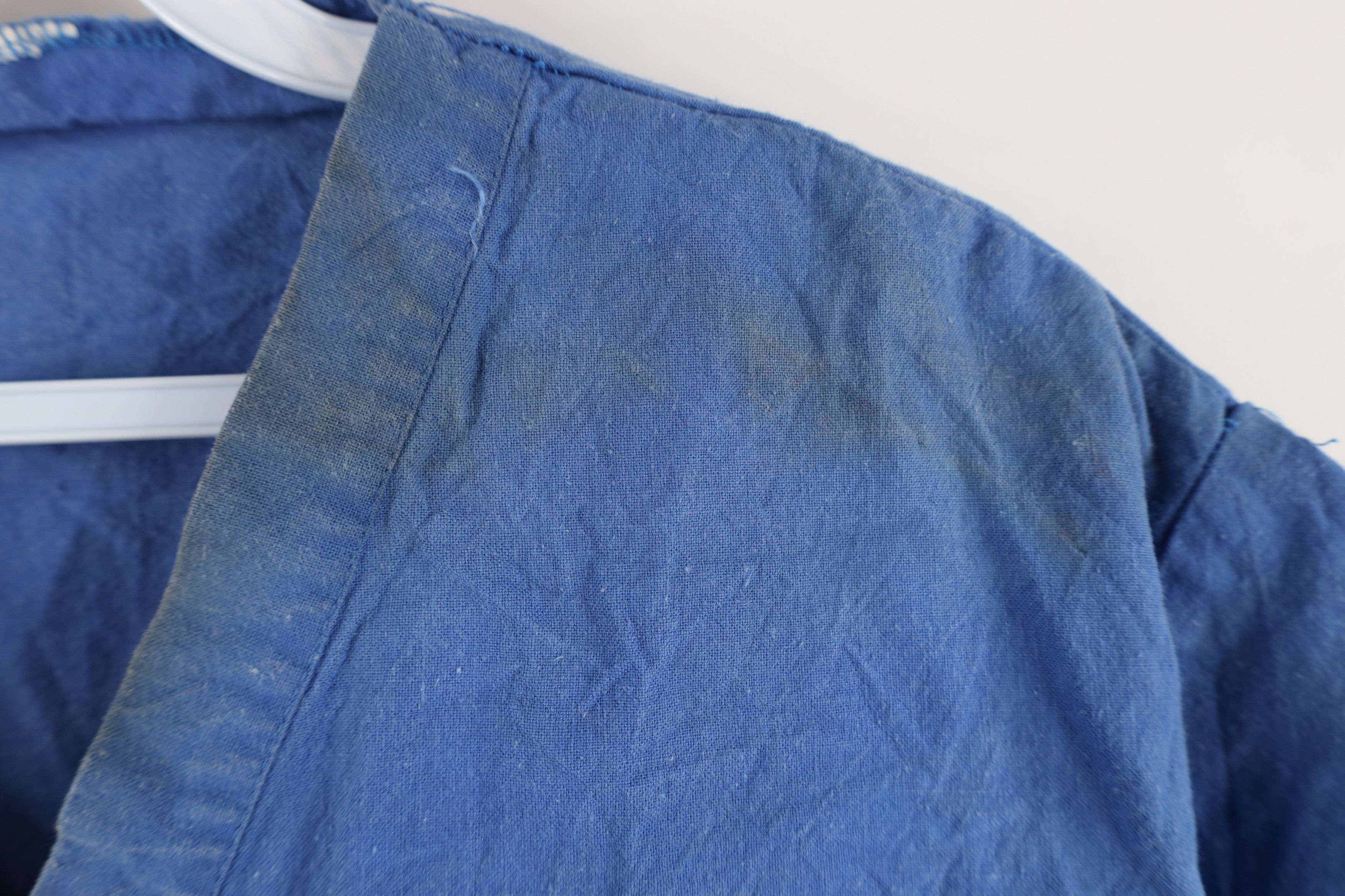 Vintage Vintage 50s Canvas Mental Hospital Scrubs Shirt Blue USA Size US M / EU 48-50 / 2 - 5 Thumbnail