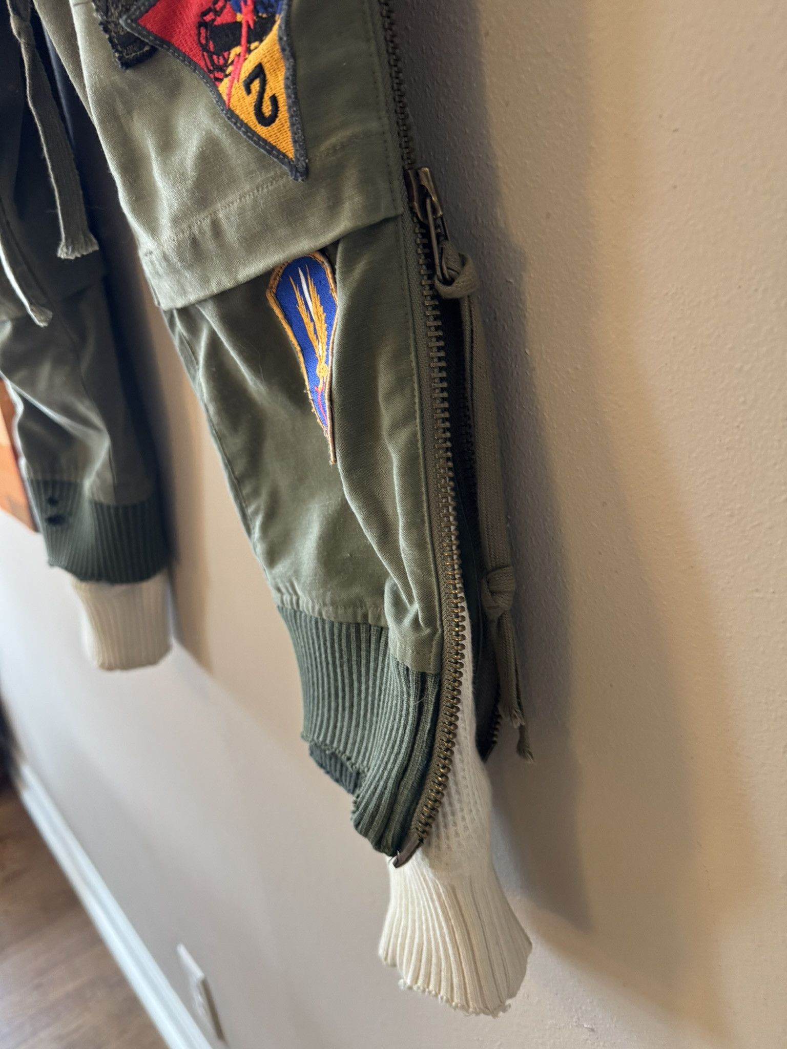 Greg Lauren Zip Lounge Pant w/patches Size US 30 / EU 46 - 4 Thumbnail