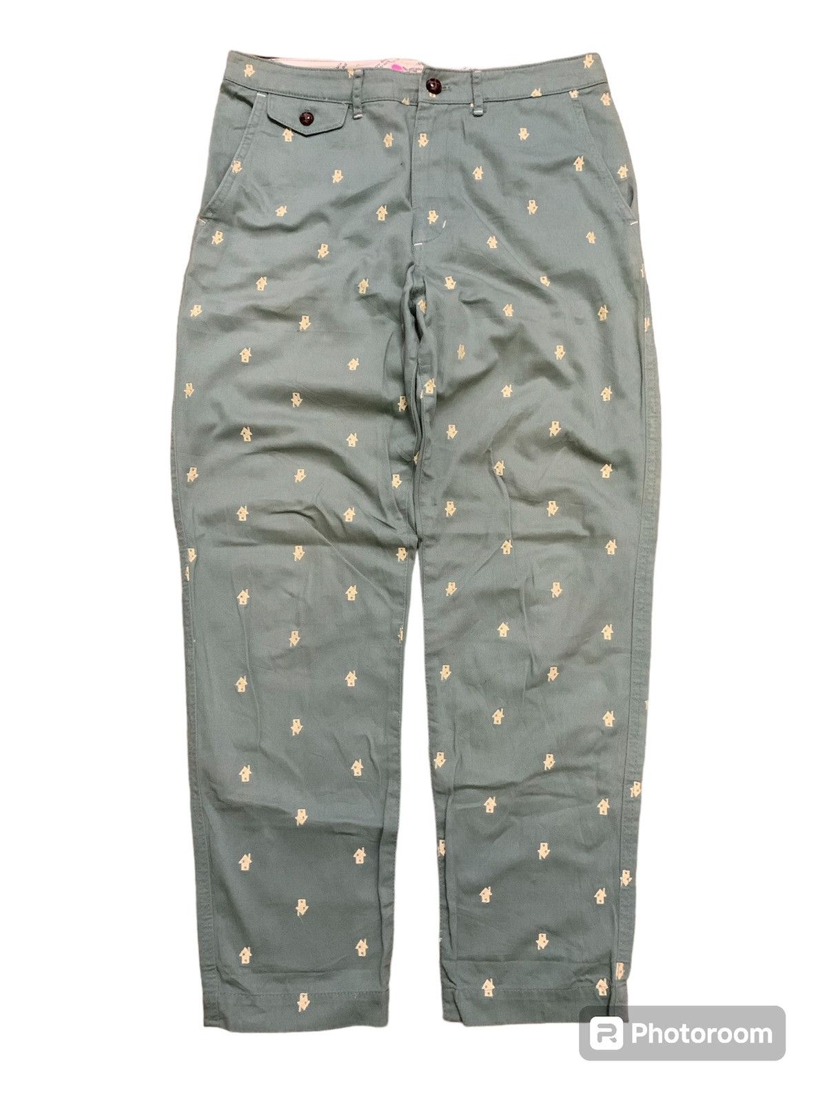 Issey Miyake × Japanese Brand × Vintage Vintage Pou dou dou Overprint Pant Size US 30 / EU 46 - 1 Thumbnail