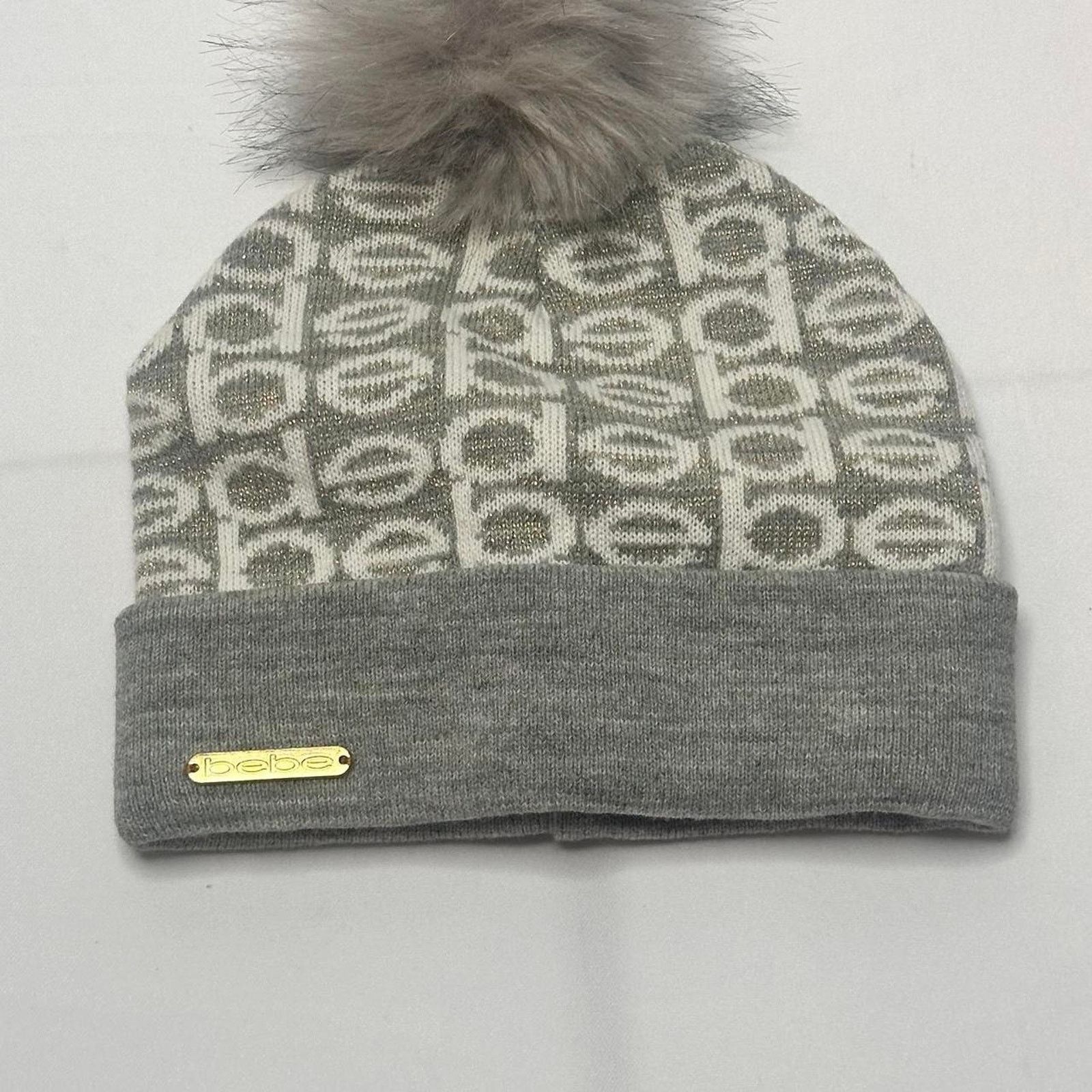 Bebe Bebe Light Grey Cute Vintage Hat Size ONE SIZE - 1 Thumbnail