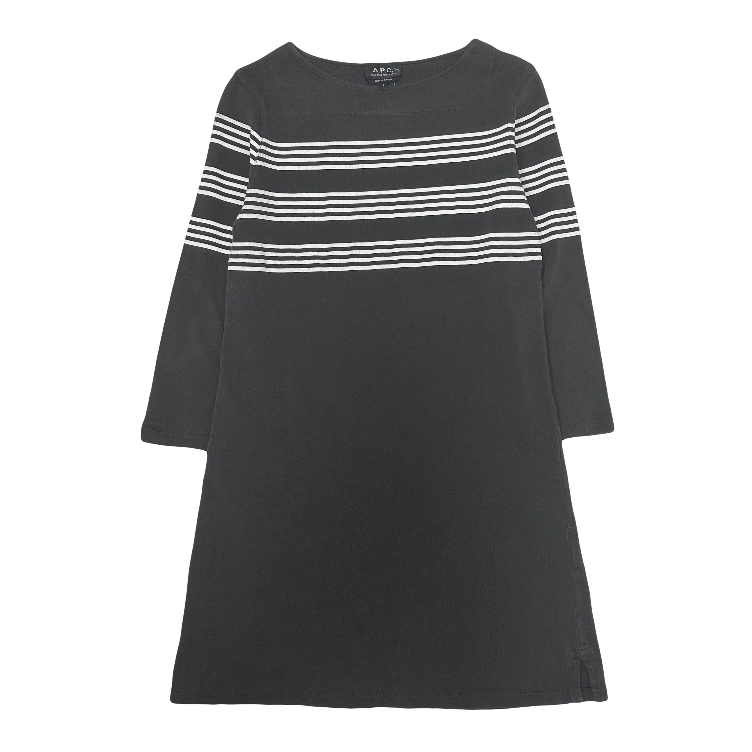 A.P.C. A.P.C. Rue Madame Paris Striped Dress S Size S / US 4 / IT 40 - 1 Thumbnail