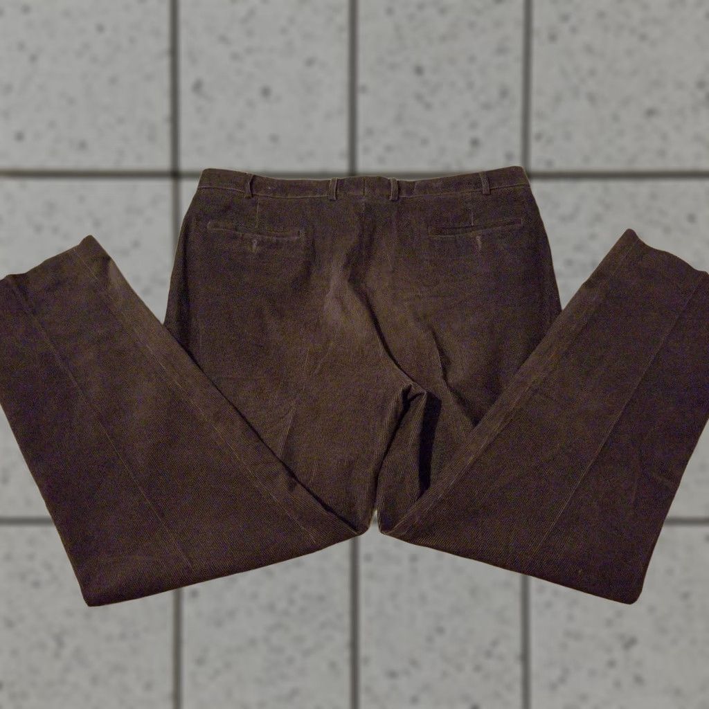 Polo Ralph Lauren Mens Polo Ralph Lauren Pants Corduroy 40x32 Brown Cotton Dress Slacks Chino Rapha Polo Lauren Mens Brown Corduroy Pants 40x32 Size US L / EU 52-54 / 3 - 1 Thumbnail