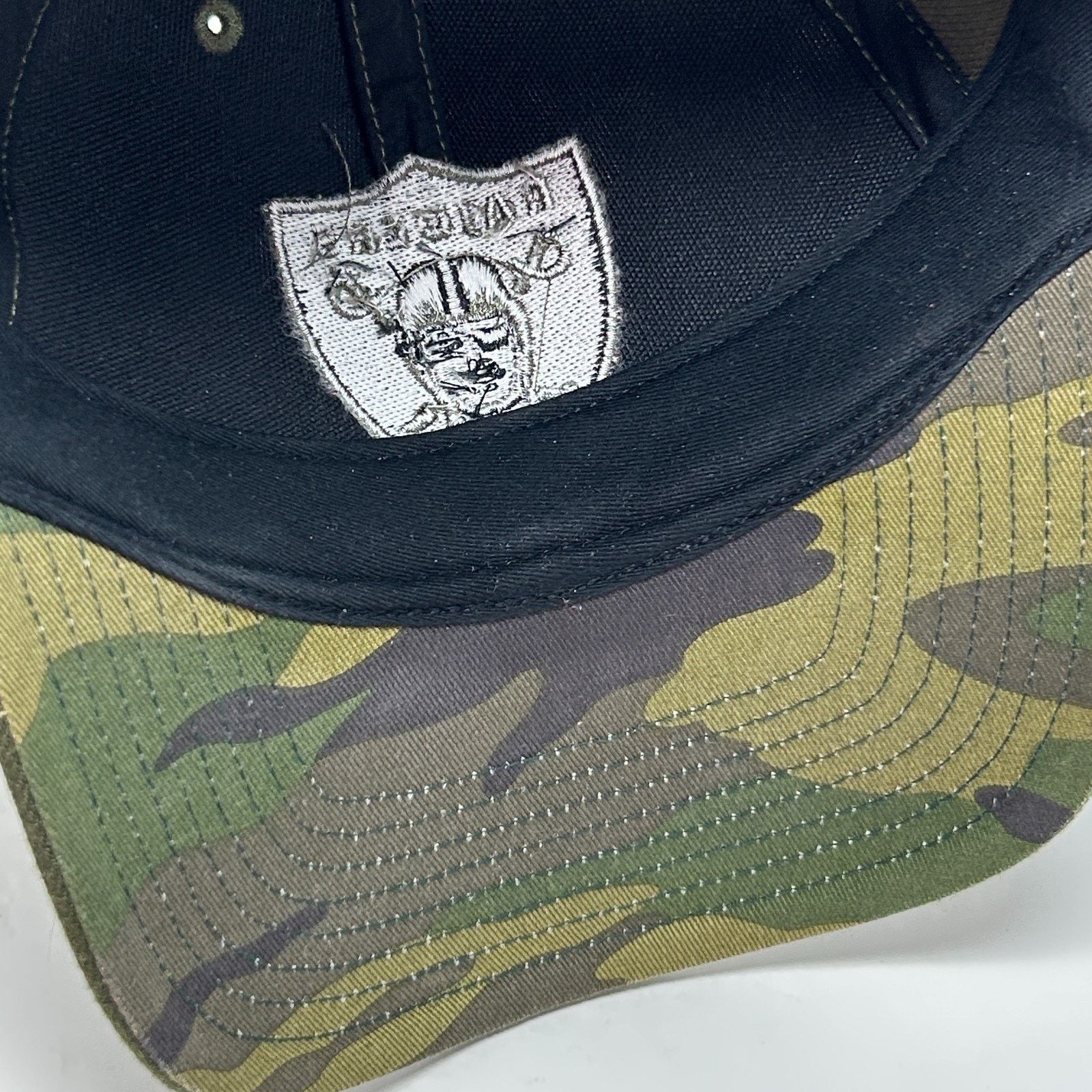 47 Brand Las Vegas Raiders Hat Baseball Cap Olive Green 47 Military Size ONE SIZE - 5 Thumbnail
