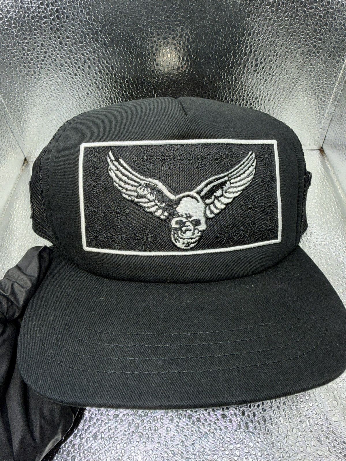Chrome Hearts Chrome Hearts X Yungblood ‘Aerosmith’ Trucker Hat Size ONE SIZE - 1 Thumbnail