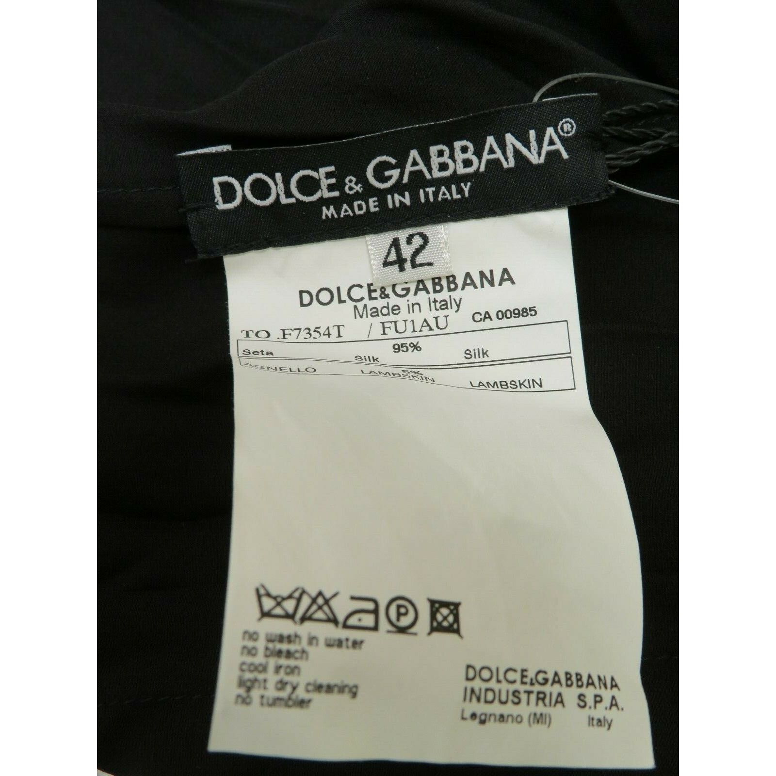 Dolce & Gabbana DOLCE GABBANA BLACK SILK 4X CHAIN STRAPS DRESS TOP 42 ITALY Size M / US 6-8 / IT 42-44 - 11 Thumbnail