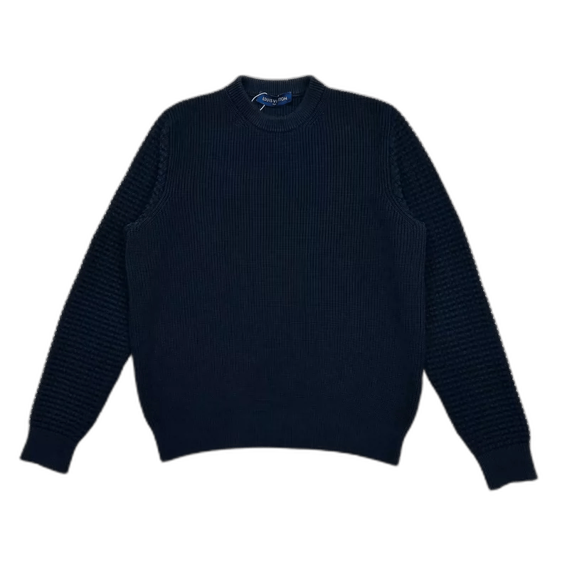 Louis Vuitton Louis Vuitton Embroidered Logo Ribbed Sweater Size US L / EU 52-54 / 3 - 1 Thumbnail