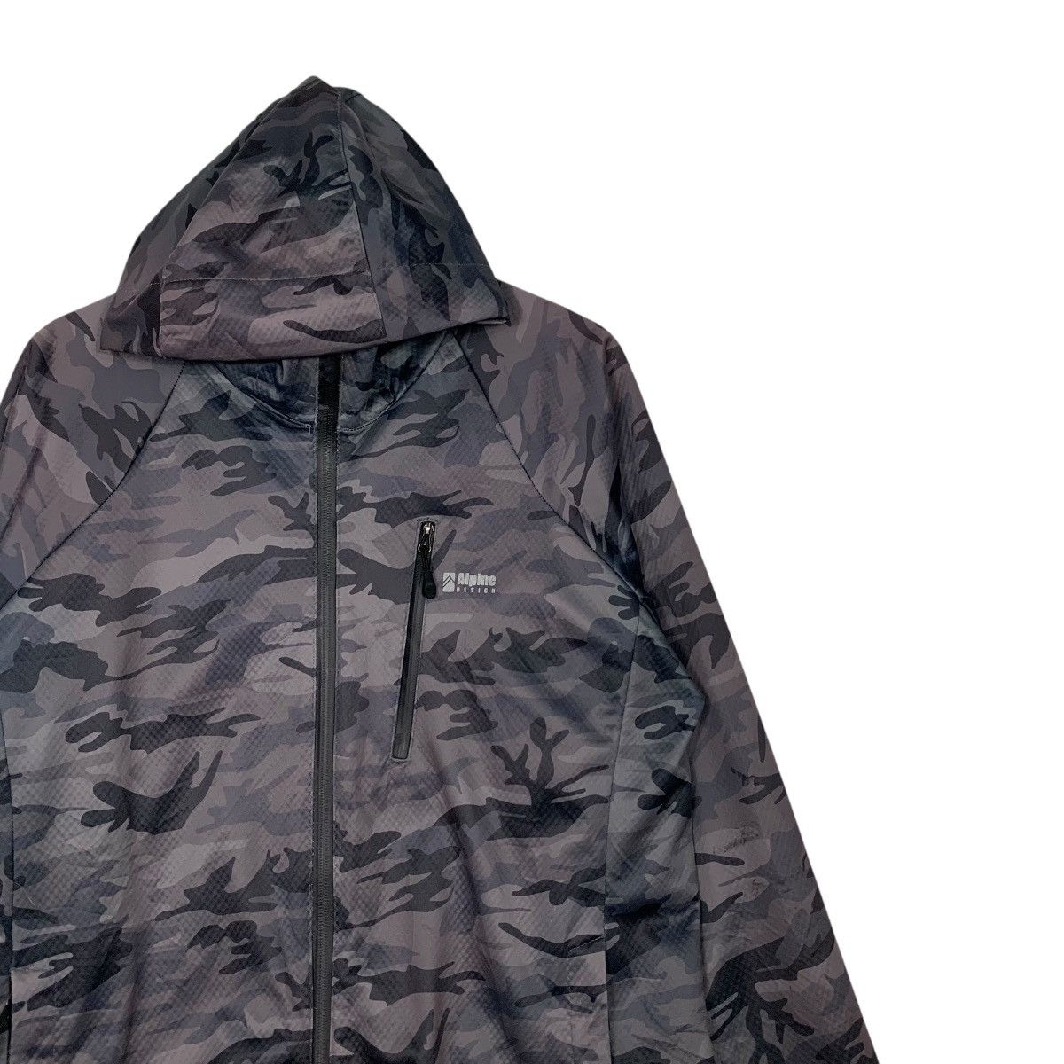 Japanese Brand ALPINE DESIGN Windbreaker Hoodie Jacket #2502-C112 Size US L / EU 52-54 / 3 - 5 Thumbnail