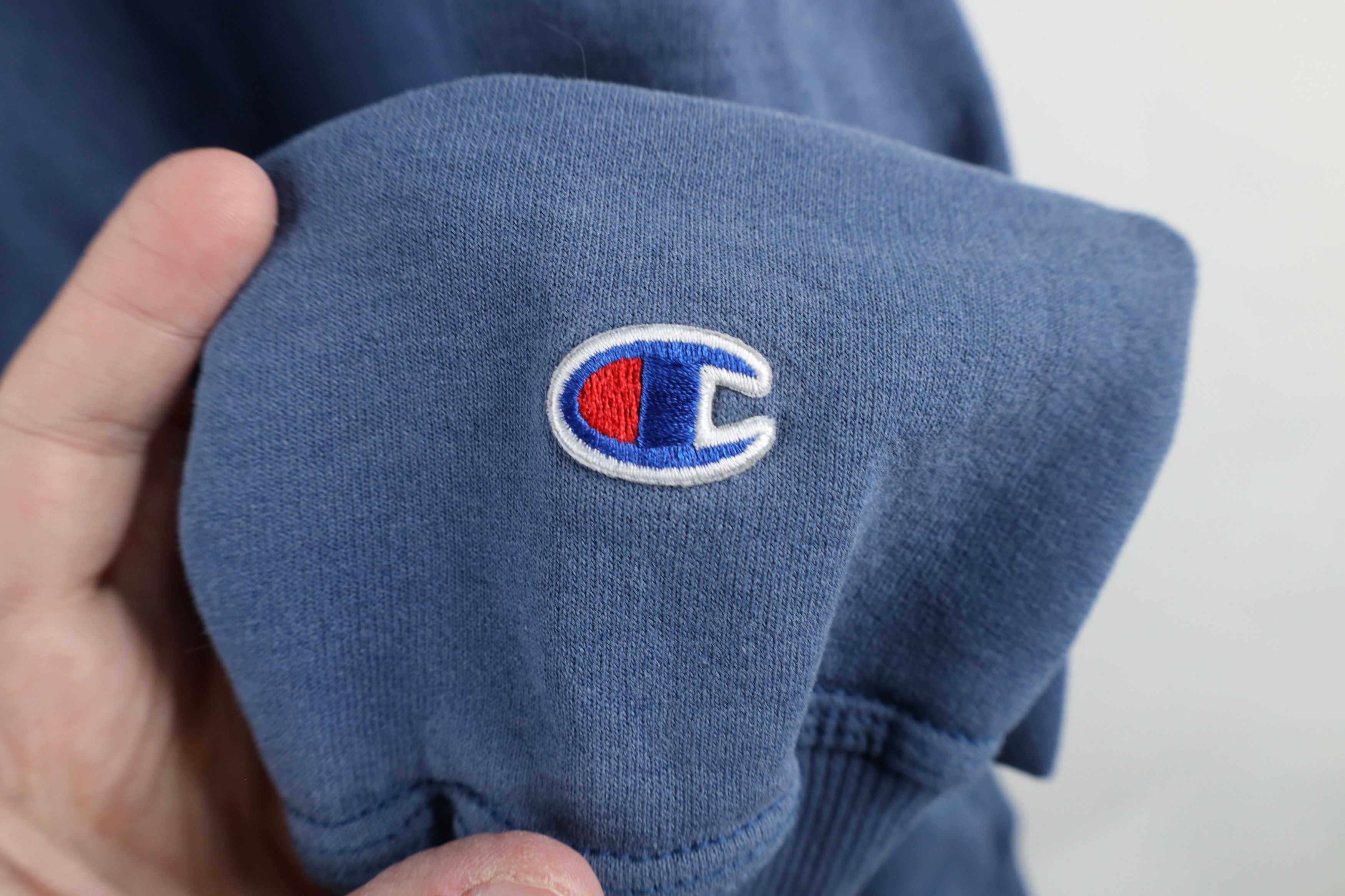 Champion × Vintage Vintage Champion Monochrome Crewneck Sweatshirt Blue Size US XL / EU 56 / 4 - 6 Thumbnail