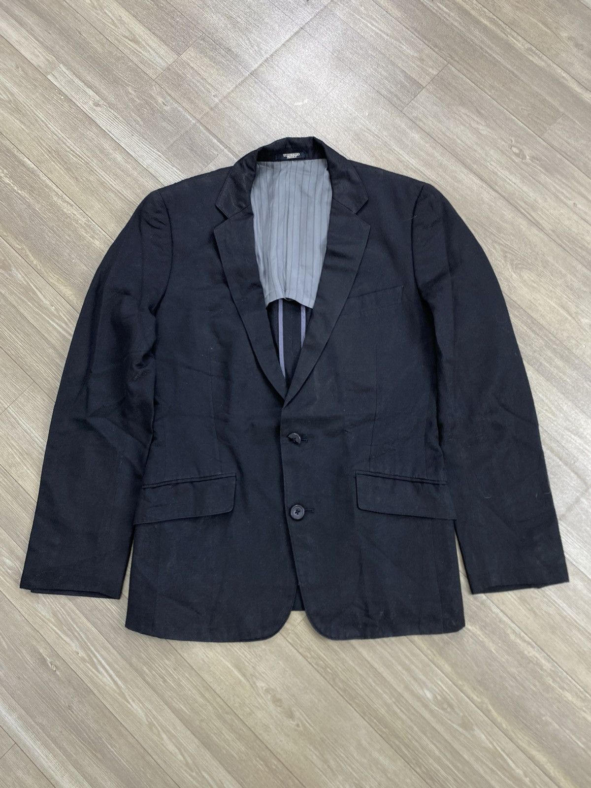 Tornado Mart Vintage Tornado Mart Black Blazers Coat Jacket - Medium Size 38R - 1 Thumbnail