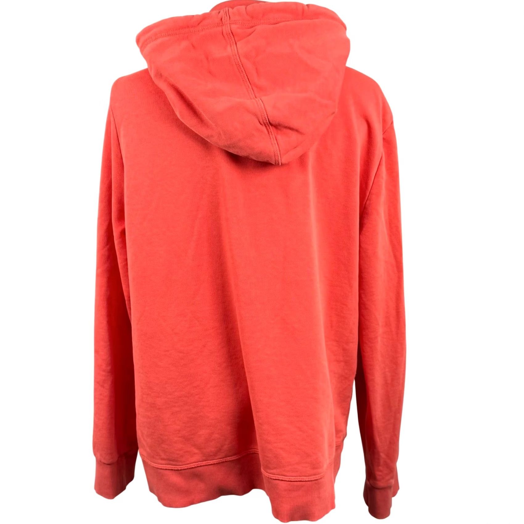 Tommy Hilfiger Tommy Hilfiger XL Hoodie Coral Full Zip French Terry Sporty Athleisure Retro Size XL / US 12-14 / IT 48-50 - 3 Thumbnail