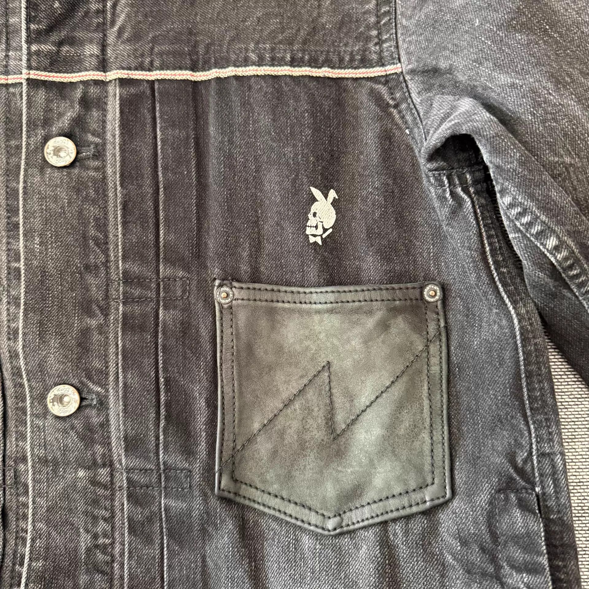 Neighborhood Neighborhood 14AW HK Cow King Denim Jacket Black Size US L / EU 52-54 / 3 - 4 Thumbnail