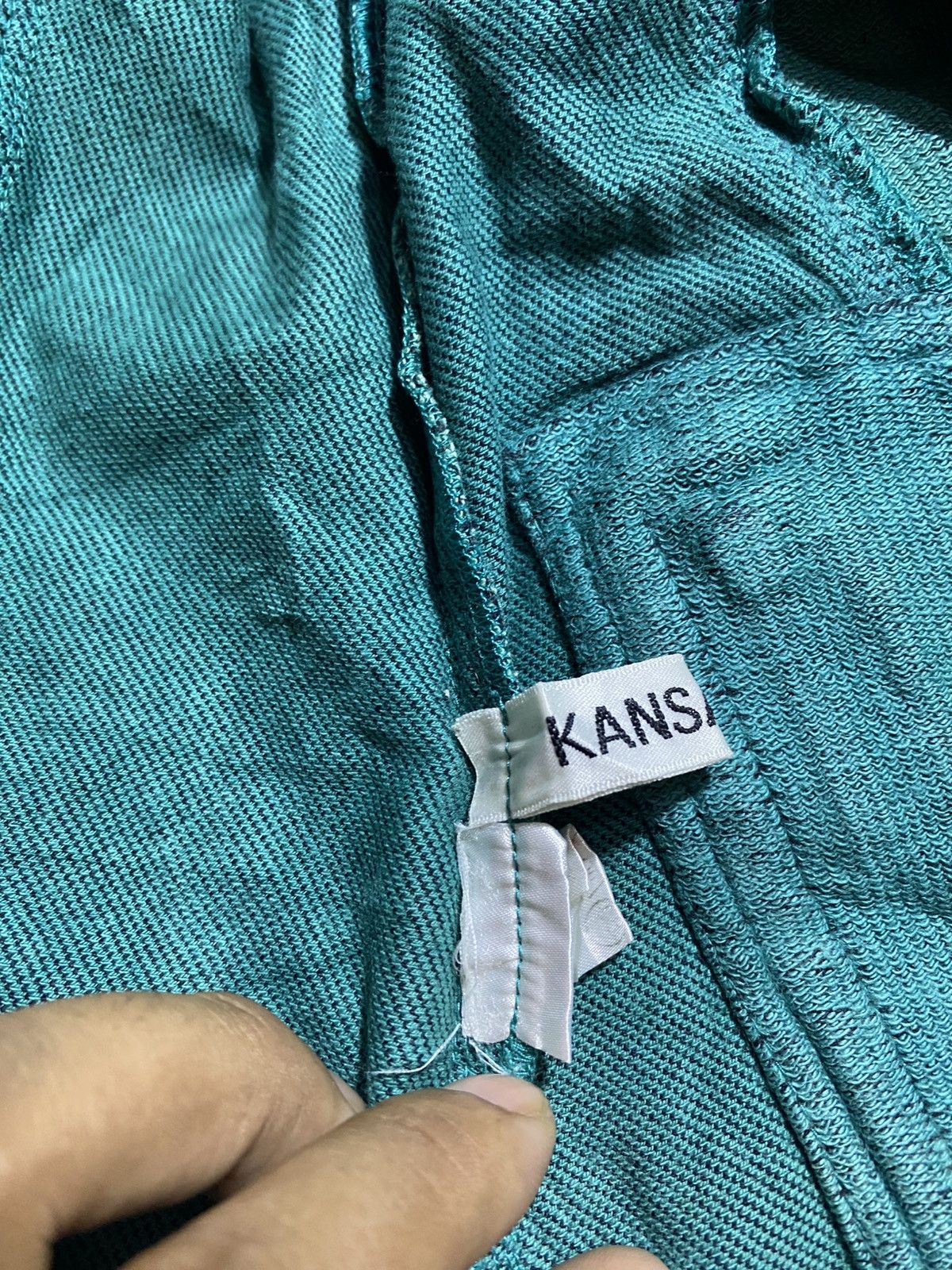Kansai Yamamoto Vtg KANSAI BIS By Kansai Yamamoto Blazer Denim Size M / US 6-8 / IT 42-44 - 9 Thumbnail