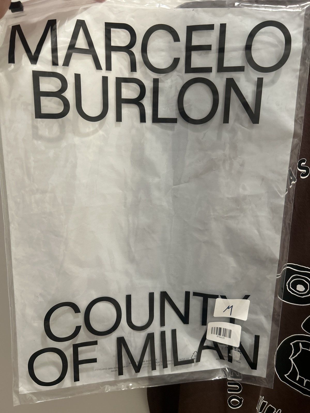 Marcelo Burlon Marcelo Burlon Mask T-Shirt Brown fits Large! Size US M / EU 48-50 / 2 - 9 Thumbnail