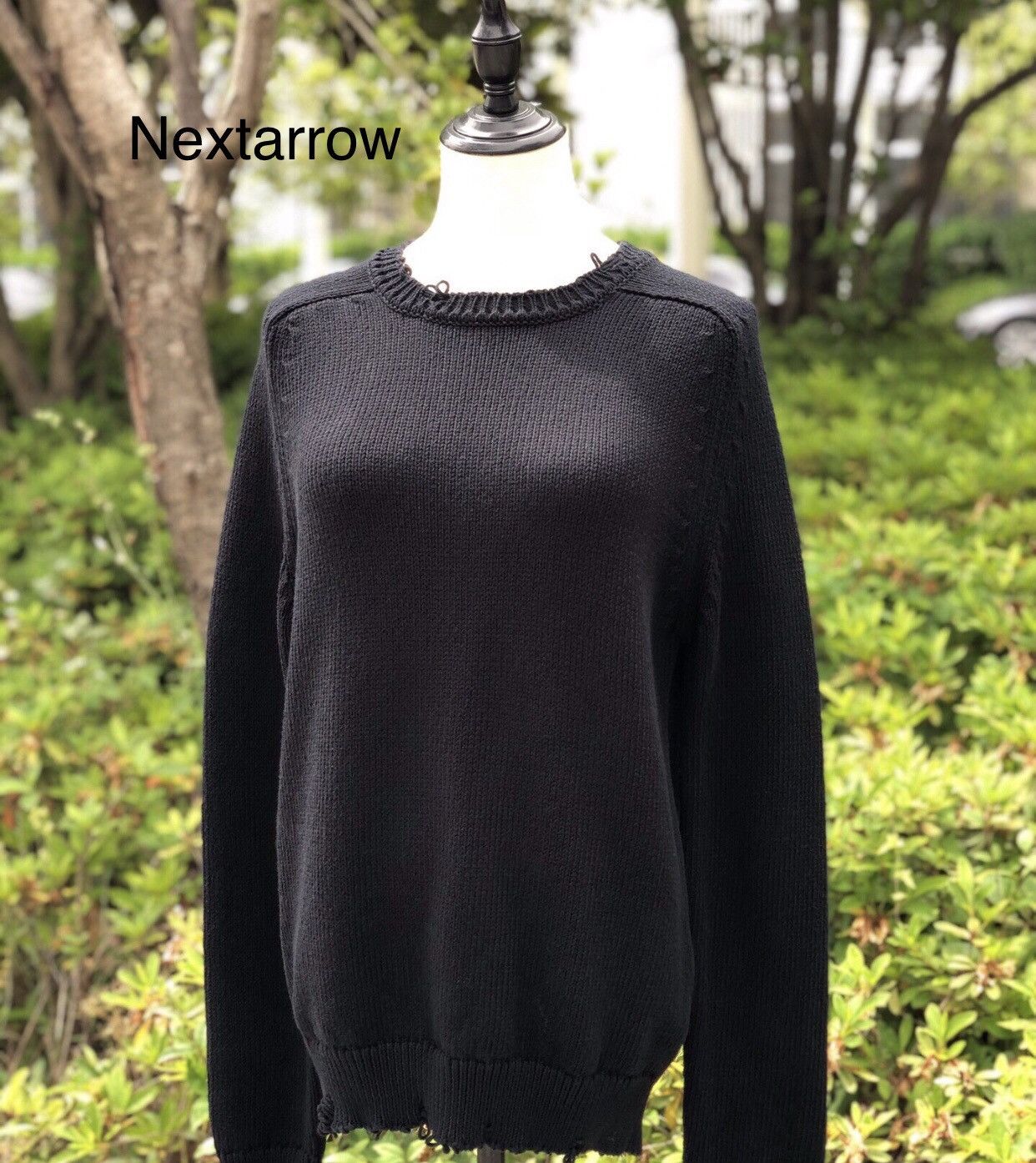 Saint Laurent Paris Saint Laurent frayed sweater2412-Nextarrow Size US S / EU 44-46 / 1 - 1 Thumbnail