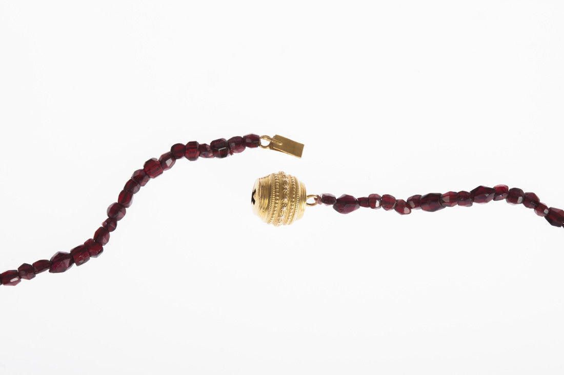 Designer Bohemian Red Garnet Rose Cut Bead Necklace Size ONE SIZE - 5 Thumbnail