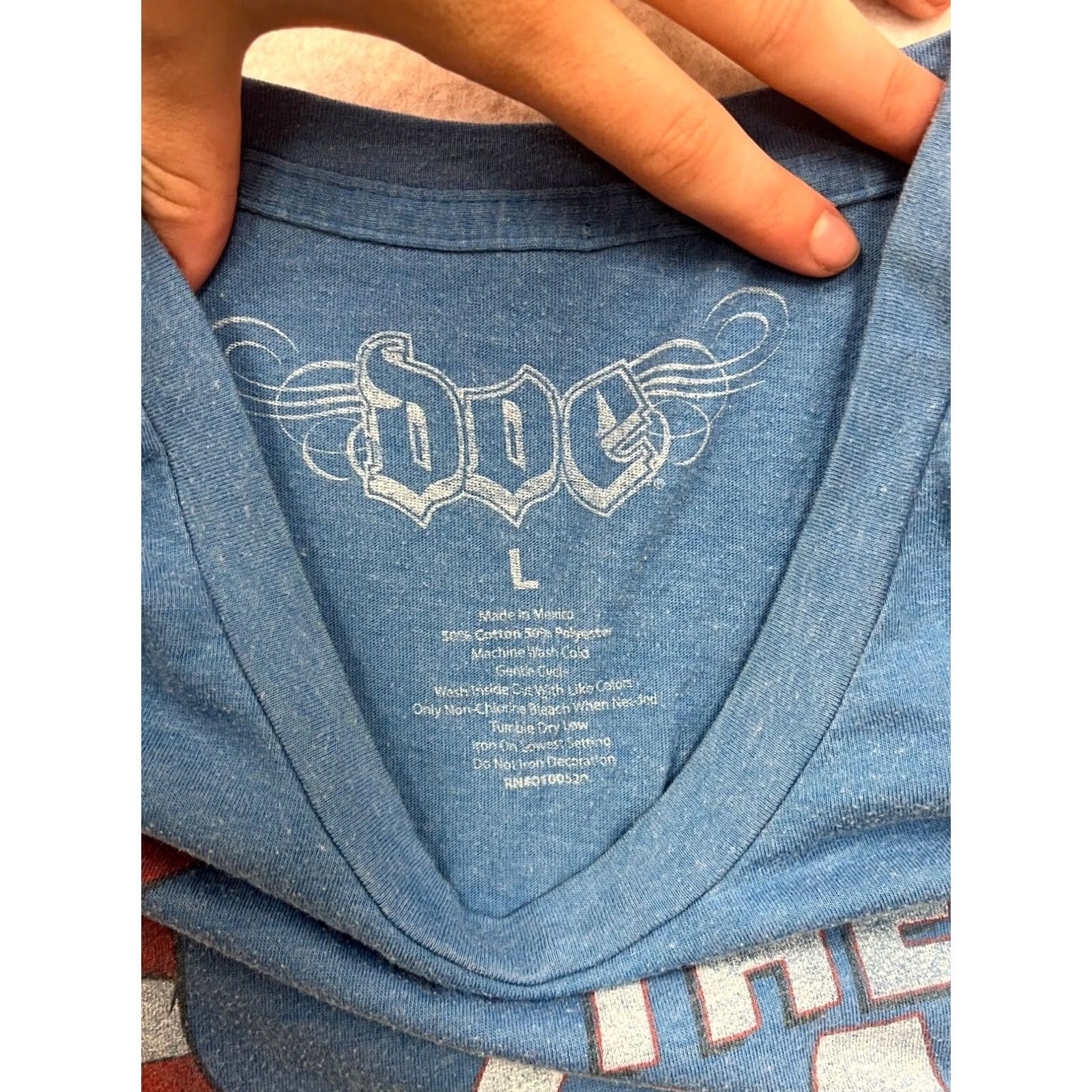 Vintage Dr. Seuss The Cat In The Hat Womens T-Shirt Blue L Cat Graphic Shirt - Womens Size L / US 10 / IT 46 - 3 Thumbnail