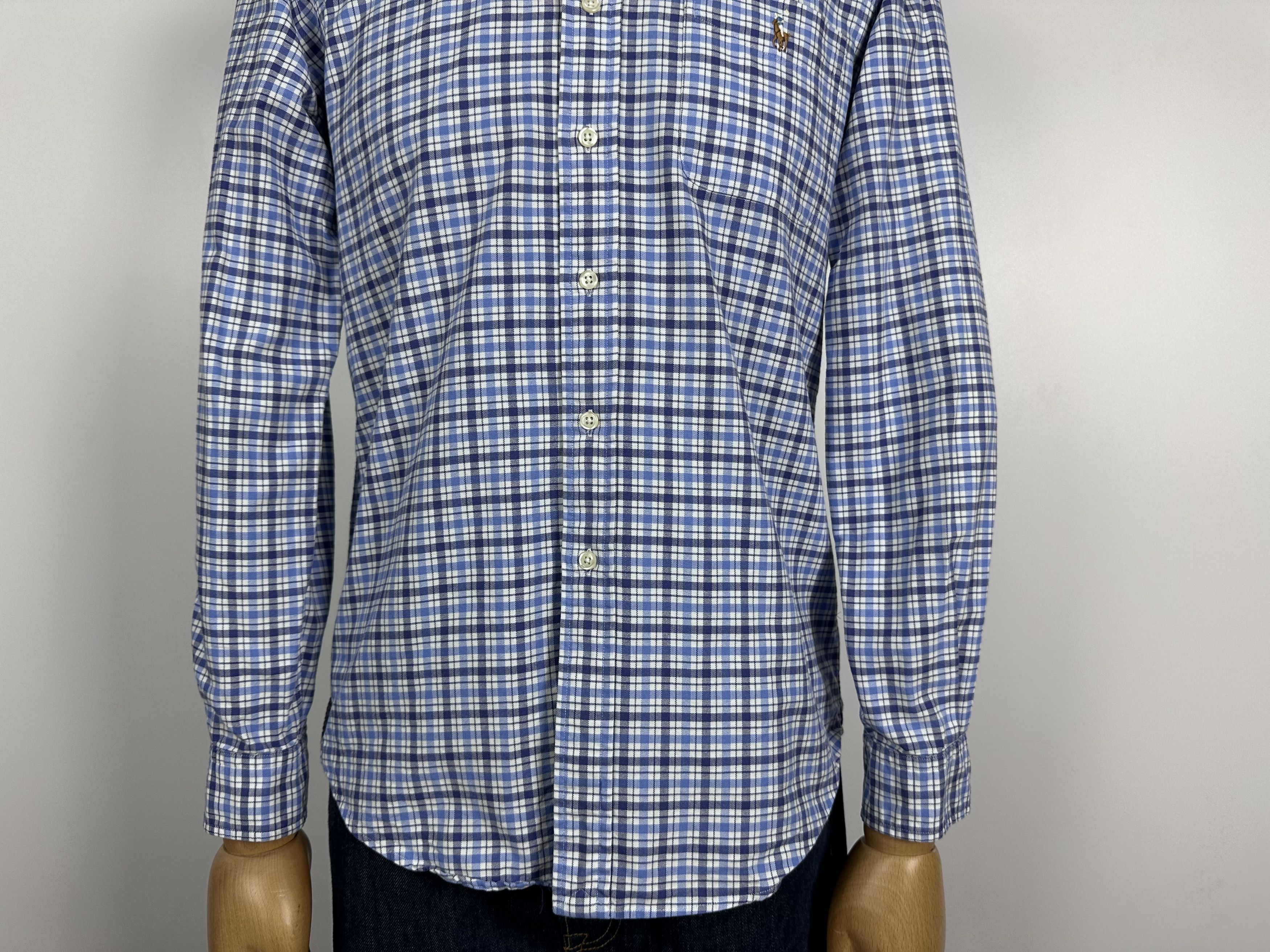 Polo Ralph Lauren × Ralph Lauren Ralph Lauren Button Down Shirt Blue Plaid Long Sleeve Size S Size US S / EU 44-46 / 1 - 4 Thumbnail