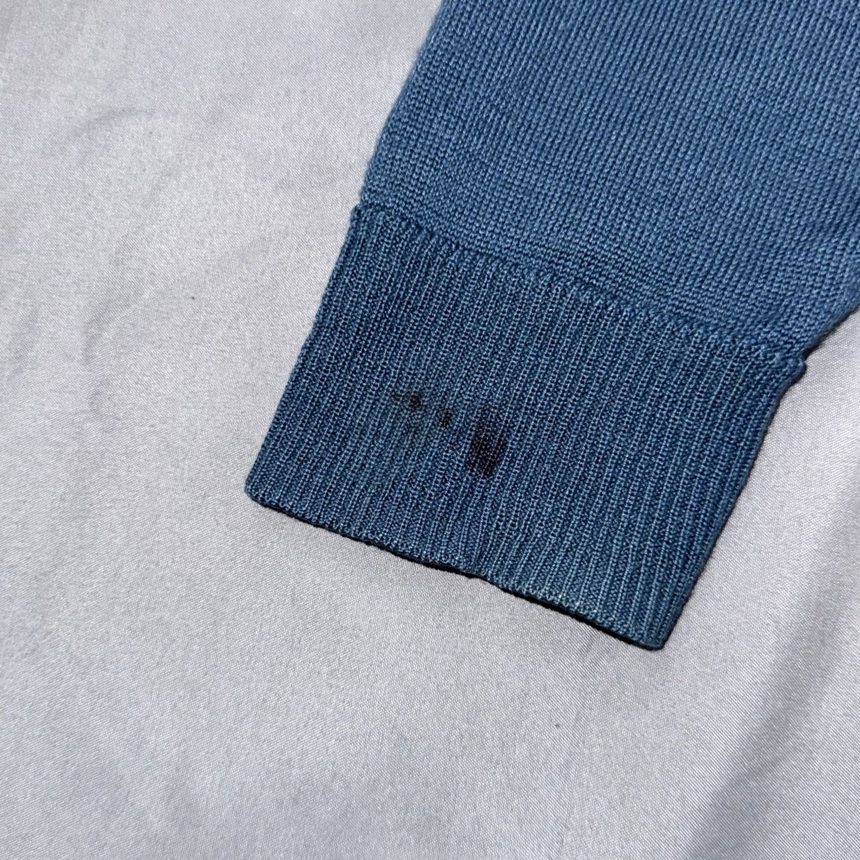 Icebreaker Icebreaker Sweater Mens Large Blue Merino Wool V Neck Lightweight Knit Pullover Size US L / EU 52-54 / 3 - 6 Thumbnail
