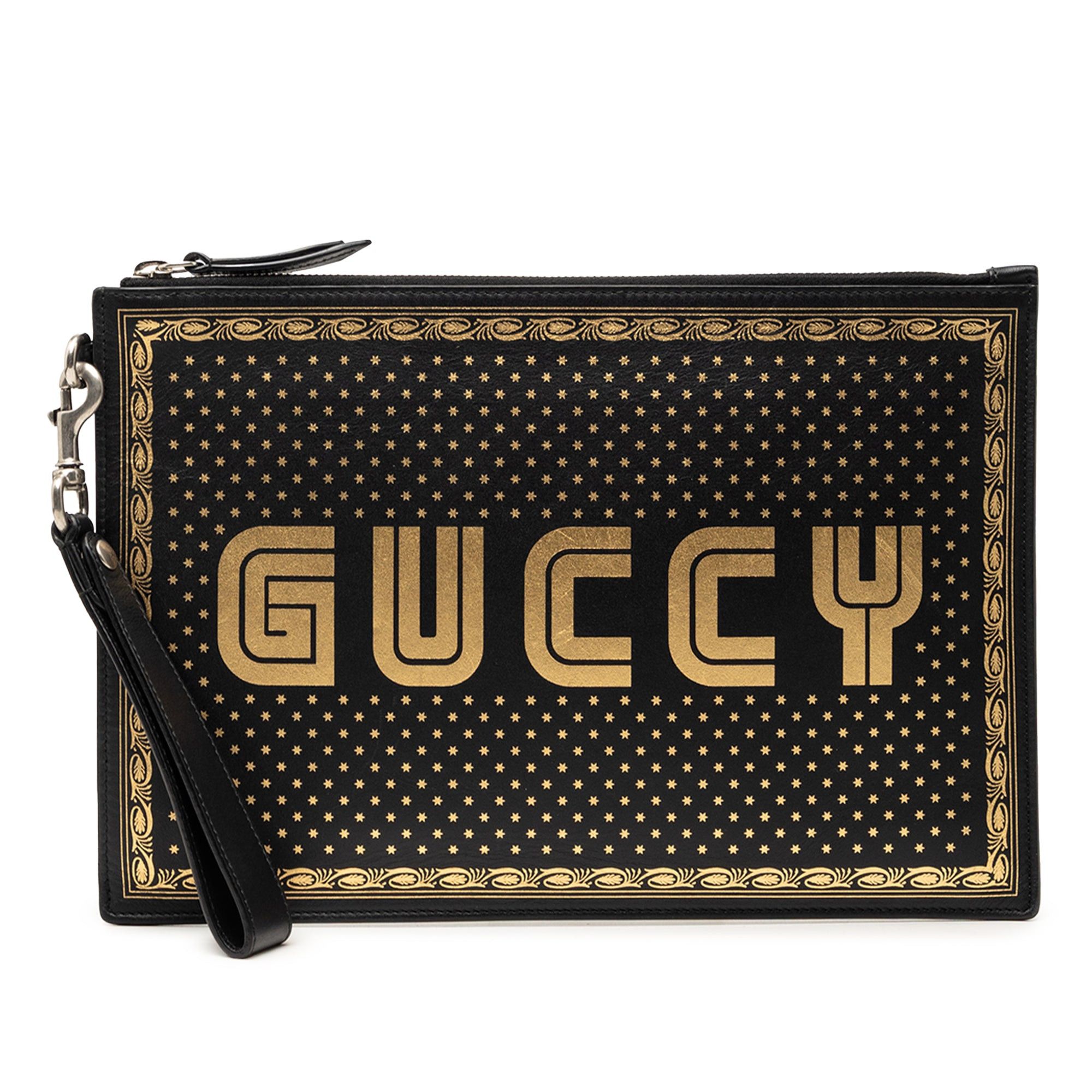 Gucci Leather Guccy Sega Clutch Size ONE SIZE - 1 Thumbnail