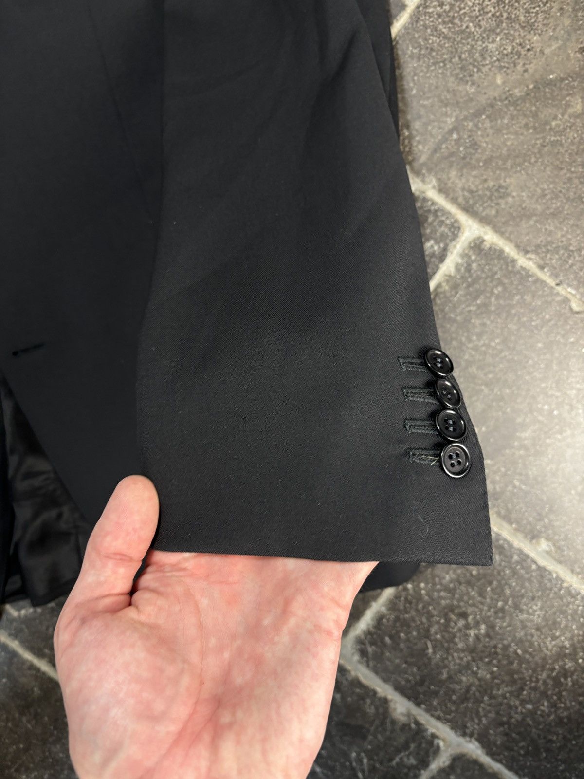 Canali Canali Suit Two Piece Tuxedo Blazer Trousers Made in Italy Size 48S - 21 Thumbnail