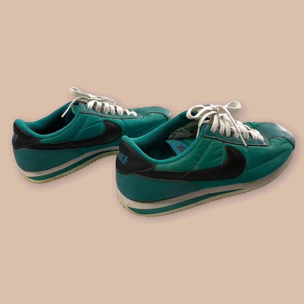 Nike Nike Classic Cortez Green Nylon Size US 8.5 / EU 41-42 - 5 Thumbnail