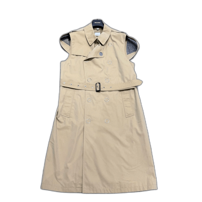 Burberry Burberry Sleeveless Double-Breasted Trench Coat-yf Size US XXL / EU 58 / 5 - 1 Thumbnail