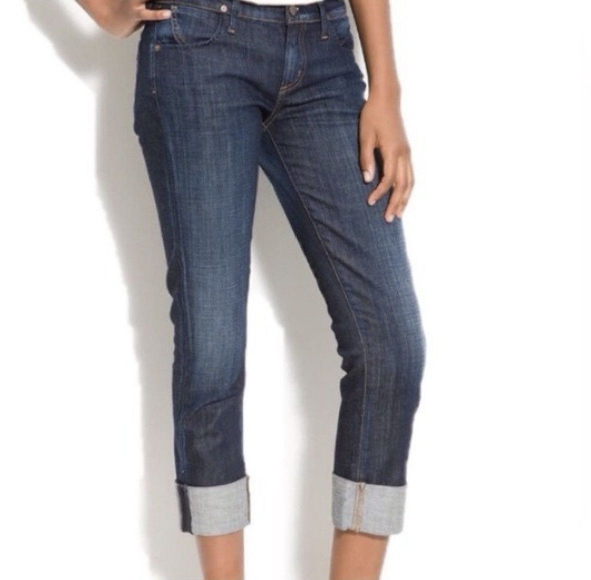 Citizens Of Humanity Citizens of Humanity Dani Cropped Straight Leg Jeans Size 30" / US 8 / IT 44 - 1 Thumbnail