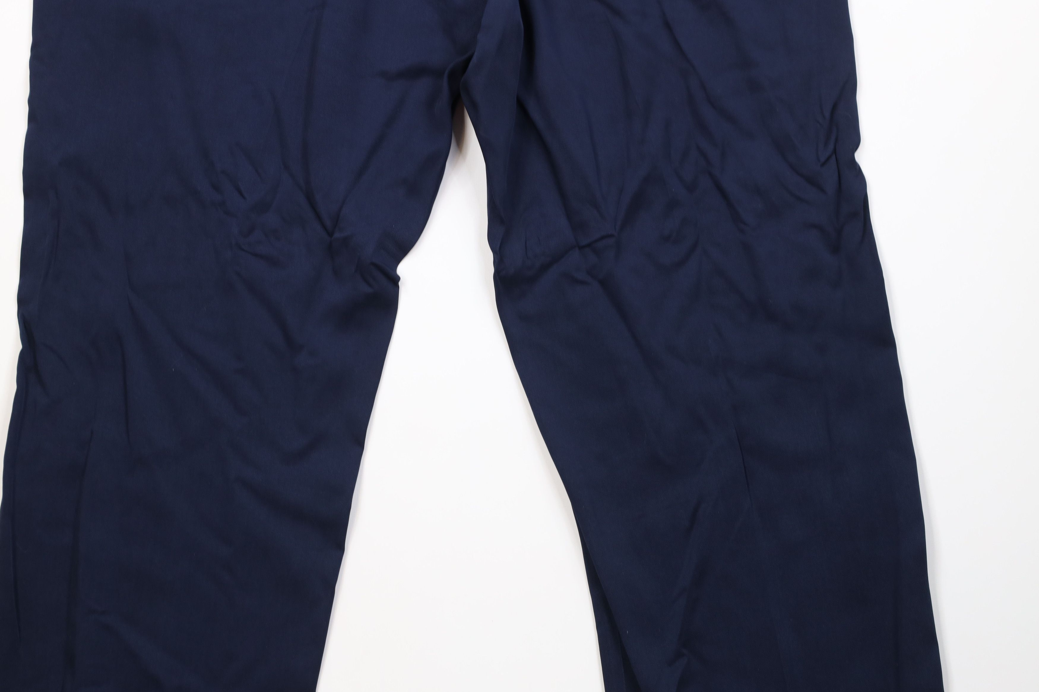 Ermenegildo Zegna Vintage Ermenegildo Zegna Rayon Gabardine Pants Navy Blue Size US 38 / EU 54 - 12 Thumbnail
