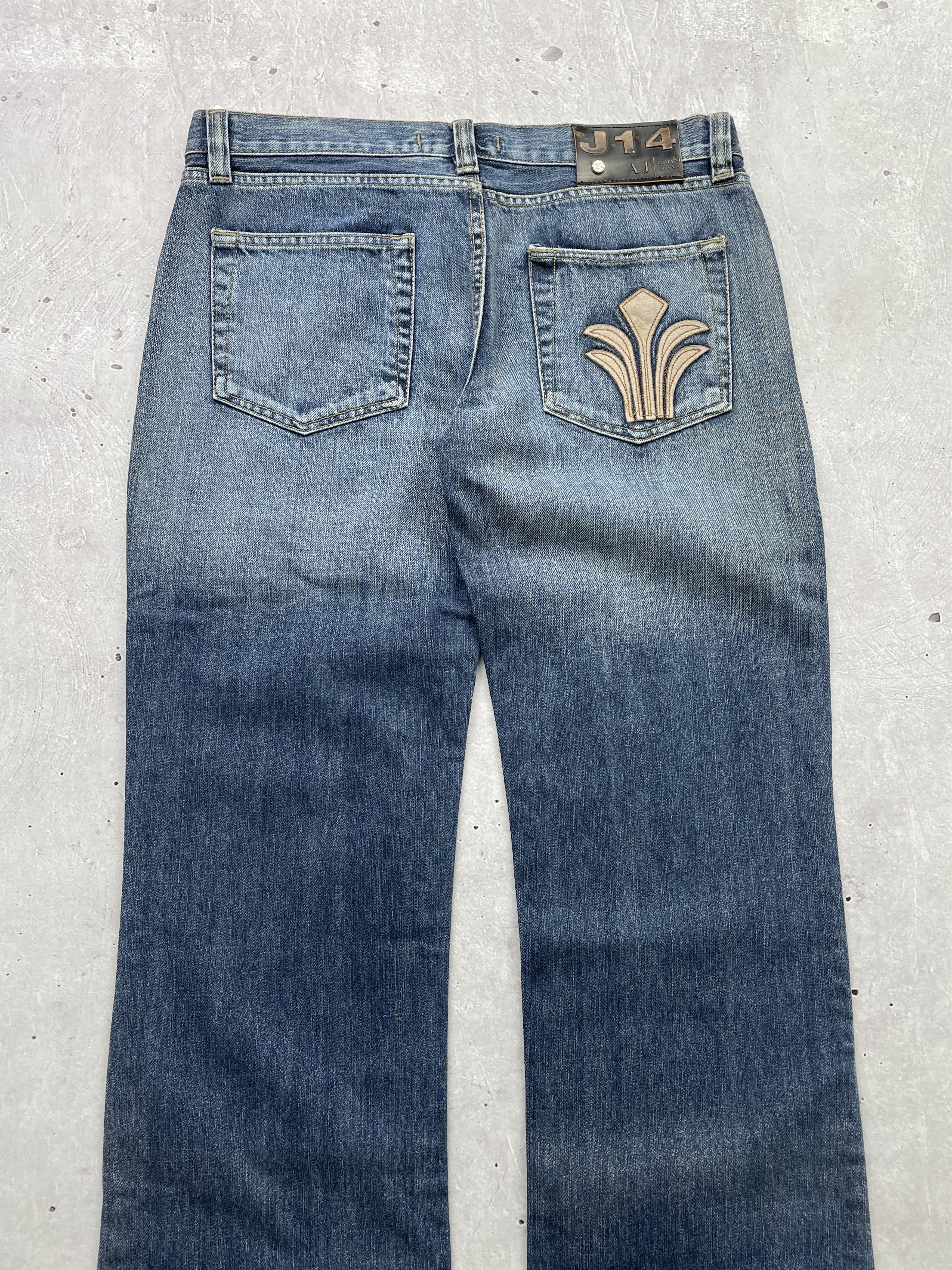 Armani Armani Vintage Flared Jeans Size 31" - 7 Thumbnail