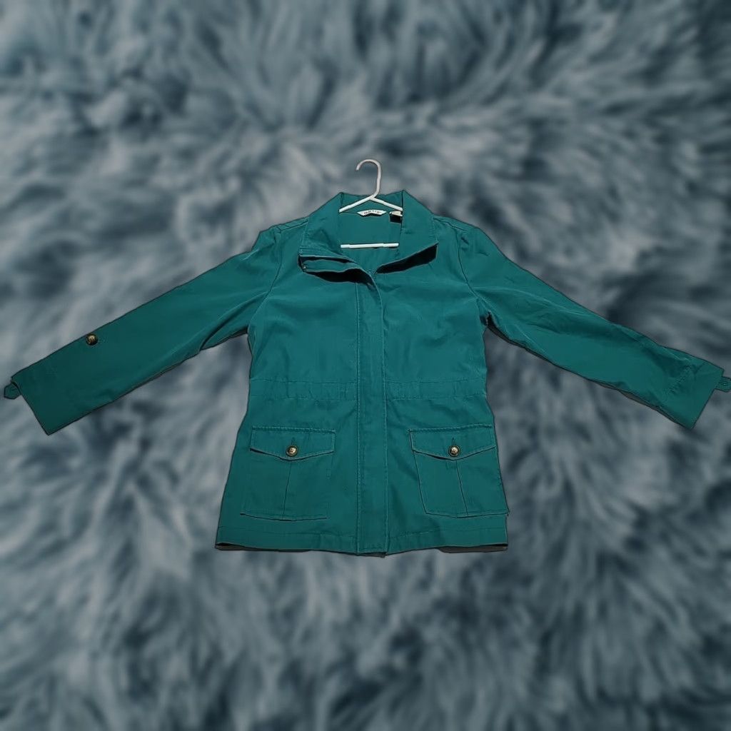 Orvis VINTAGE Orvis Jacket Women's Medium Green Full Zip Polycot 80's Casual Outdoors Mens? Size M / US 6-8 / IT 42-44 - 1 Thumbnail