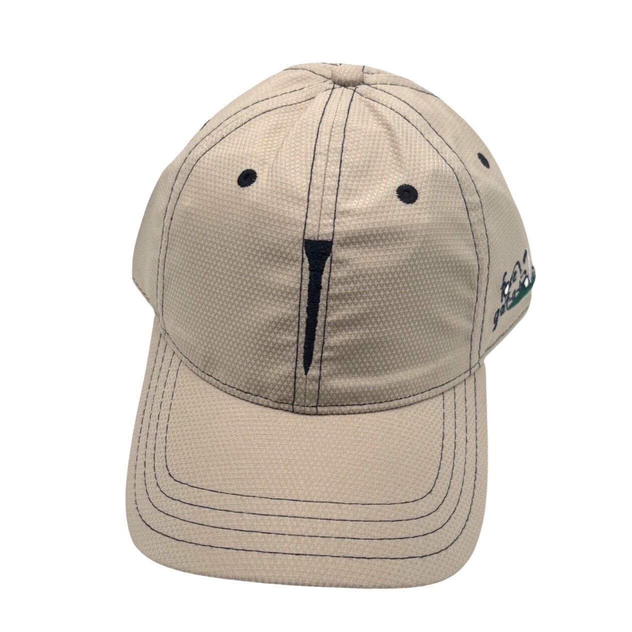 Other Pukka Tee- Embroidered Mesh Golf Cap/ Hat, Beige, OS Size ONE SIZE - 3 Thumbnail