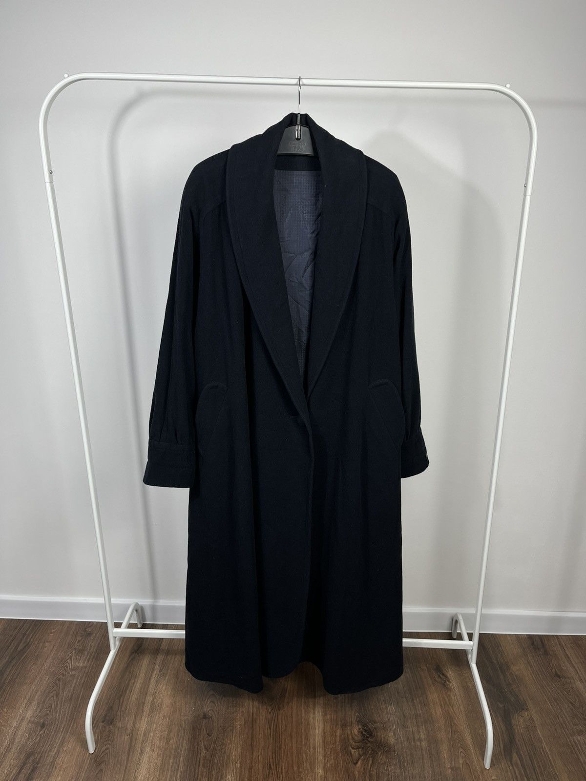 Other Vintage Women’s Wool Coat West Germany One Button Navy Size 3XL / US 20-22 - 1 Thumbnail