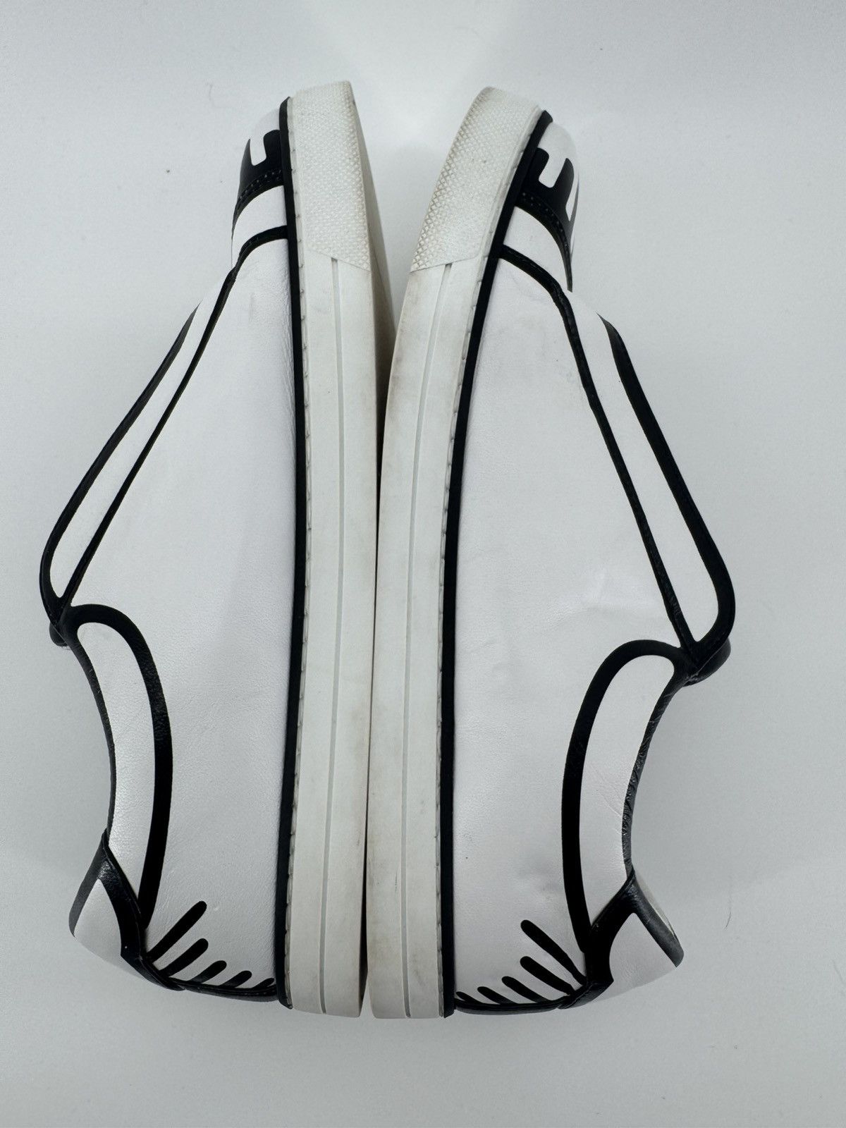 Fendi Fendi x Joshua Vides leather slip-on sneakers Size 38 Size US 8 / IT 38 - 6 Thumbnail
