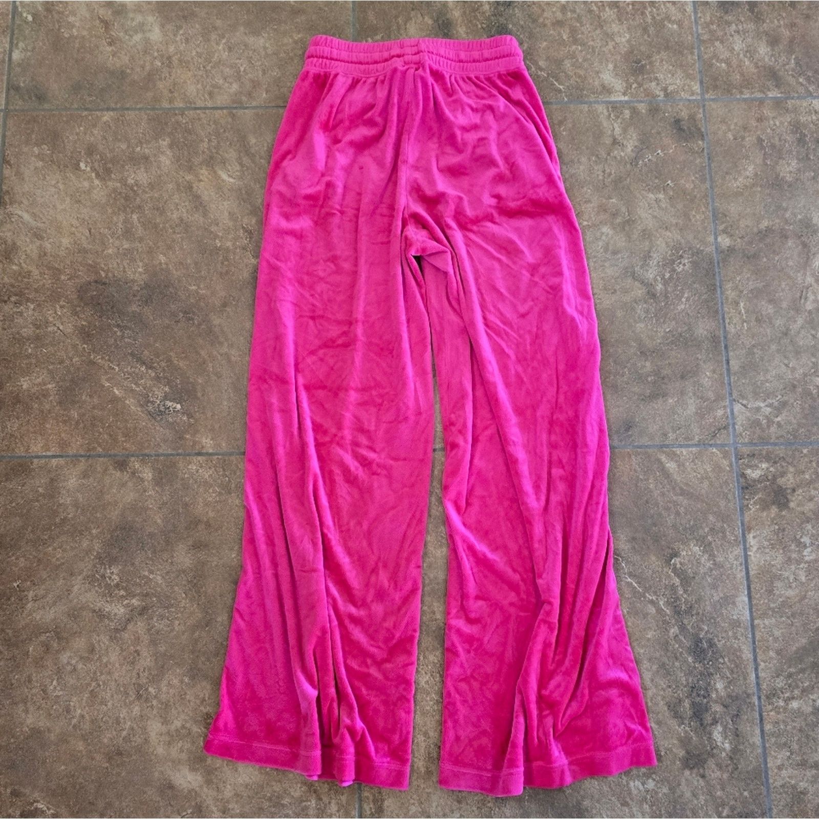 Other Bright Lights | AERIE | Velour Wide Leg Pant Size 27" / US 4 / IT 40 - 2 Thumbnail