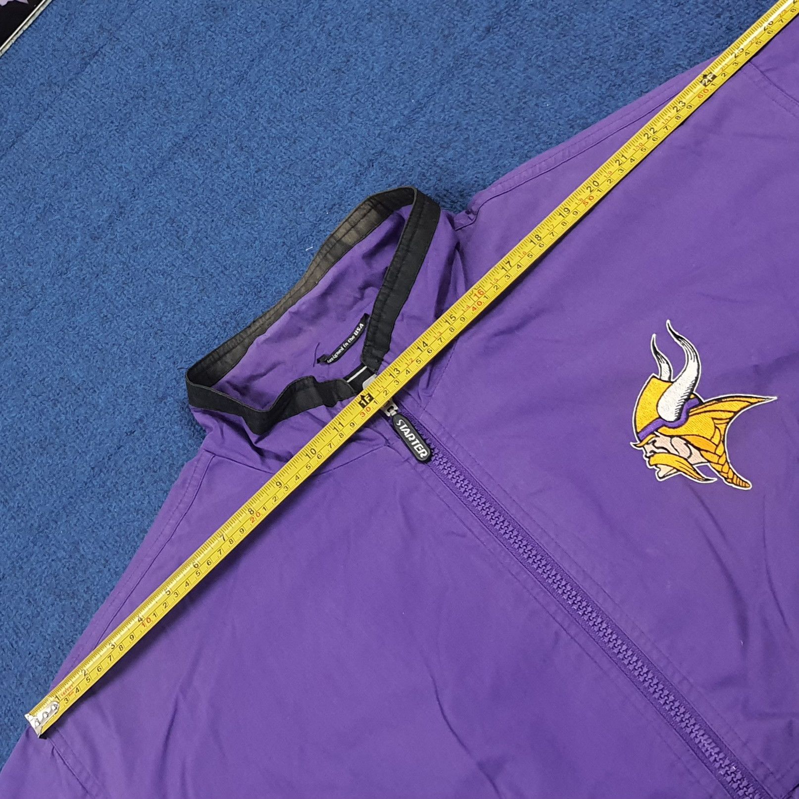 Starter Vintage 90s Starter Minnesota Vikings NFL Jacket C308N1 Size US XXL / EU 58 / 5 - 10 Thumbnail