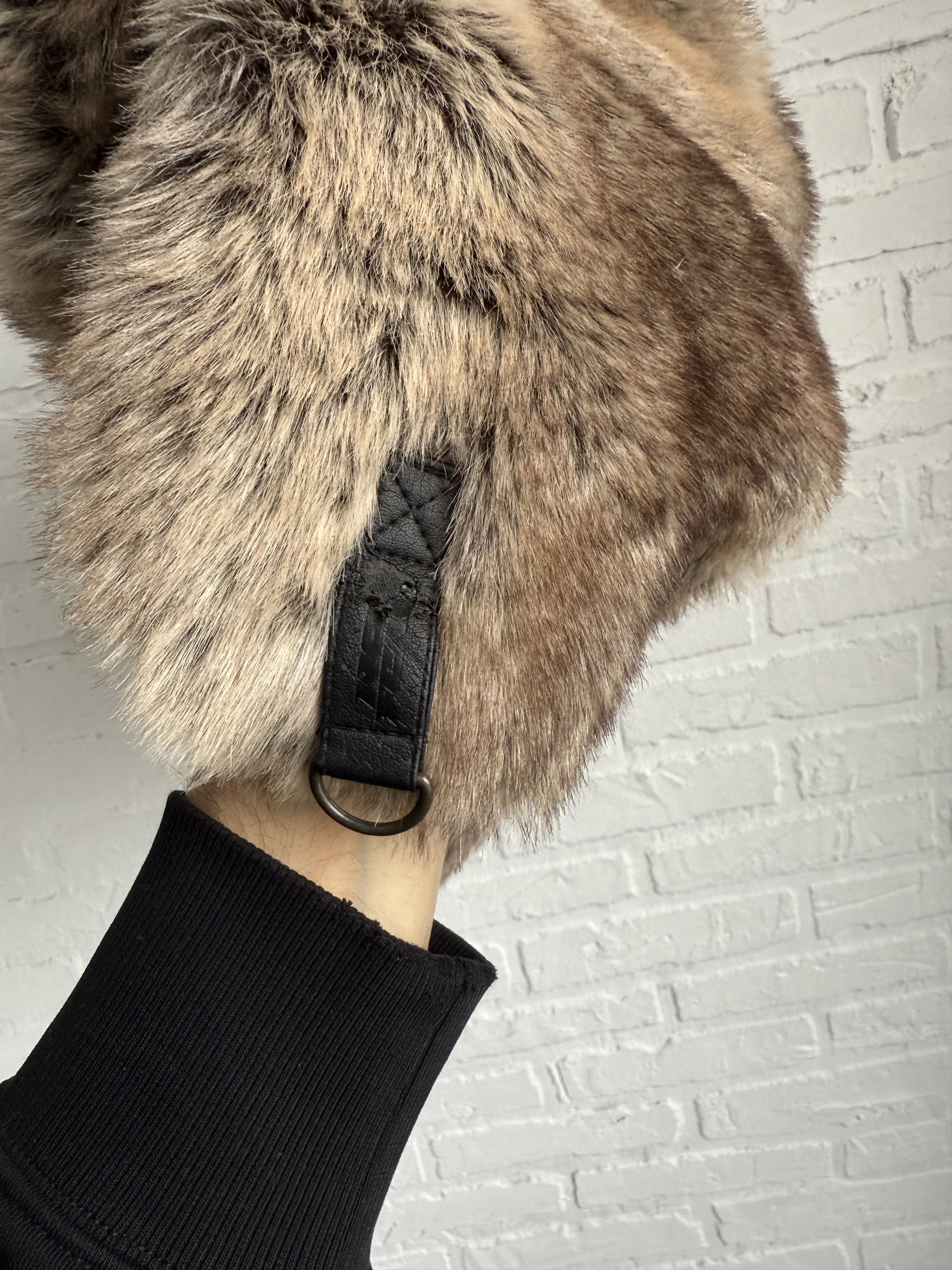No Fear Vintage 2000s NO FEAR Fur hat ushanka Y2K Size ONE SIZE - 5 Thumbnail