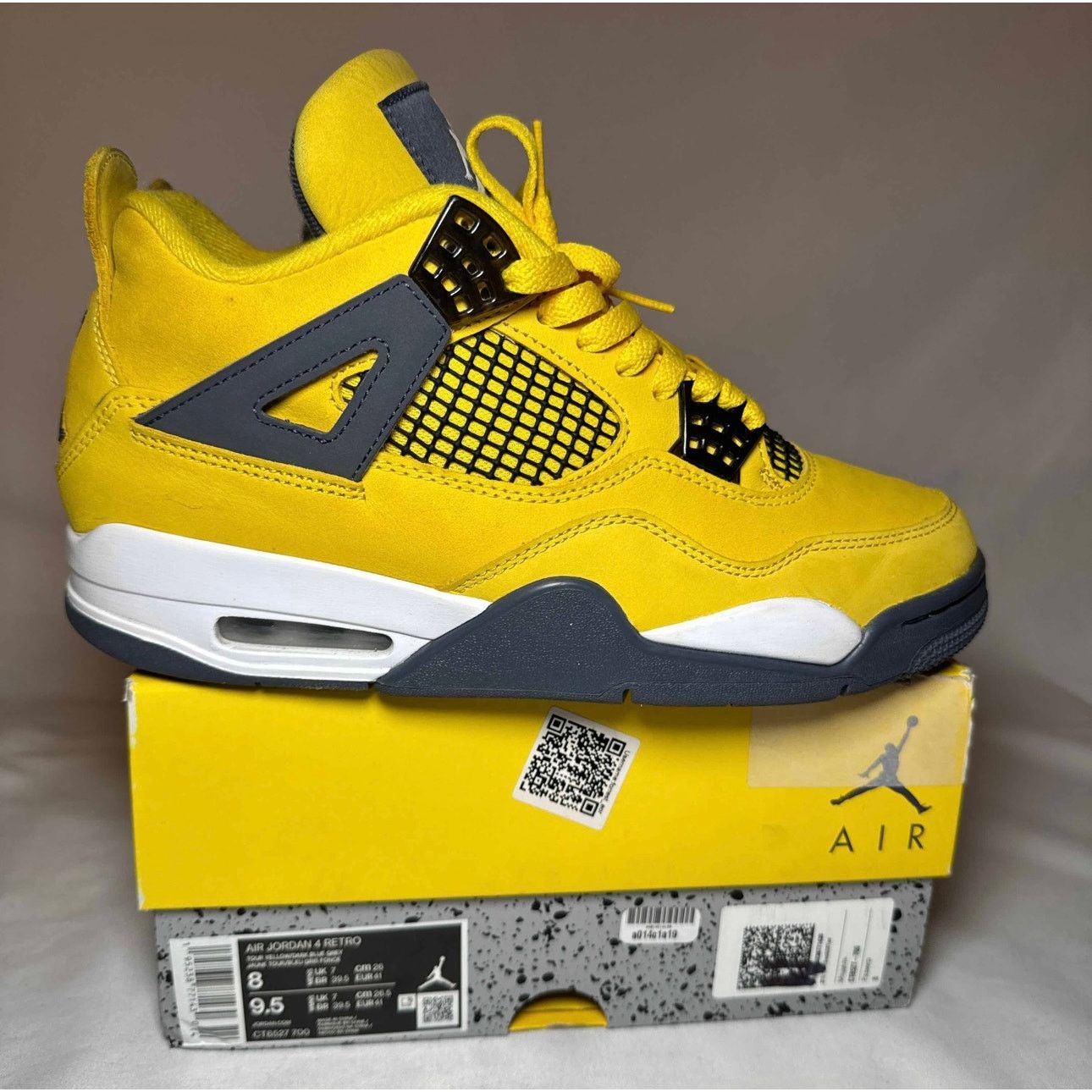 Jordan Brand × Nike Size 8 - Nike Air Jordan 4 Retro Lightning 2021 Men's Shoes Size US 8 / EU 41 - 1 Thumbnail