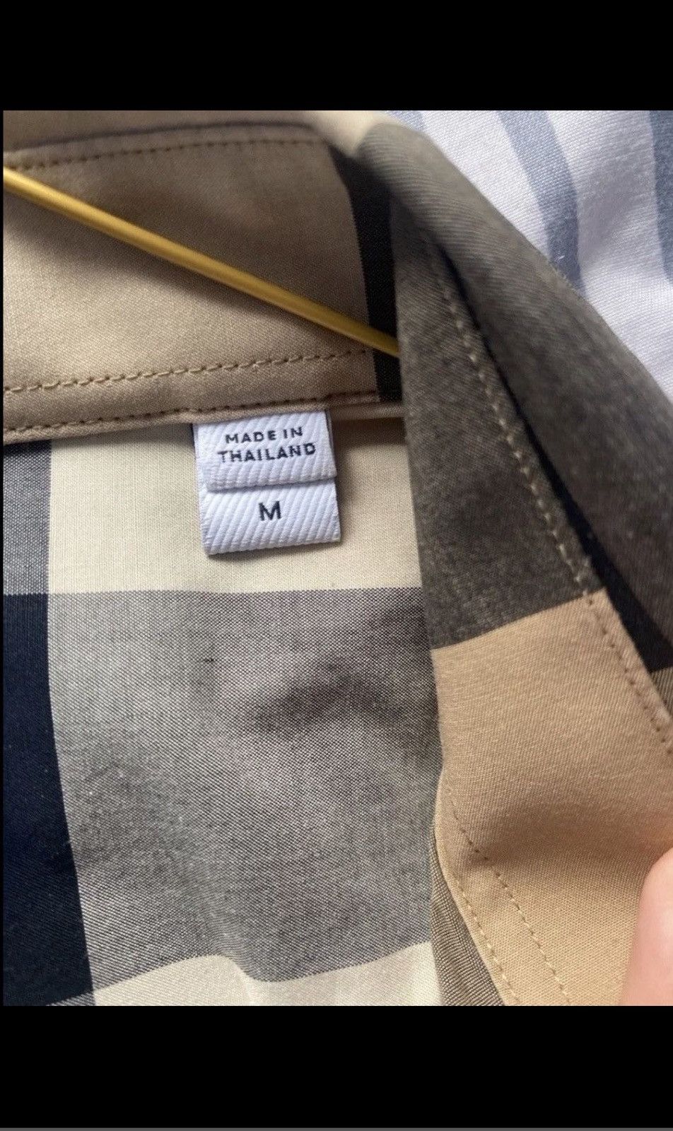 Burberry Slim Fit Check Cotton Shirt Size US M / EU 48-50 / 2 - 3 Thumbnail