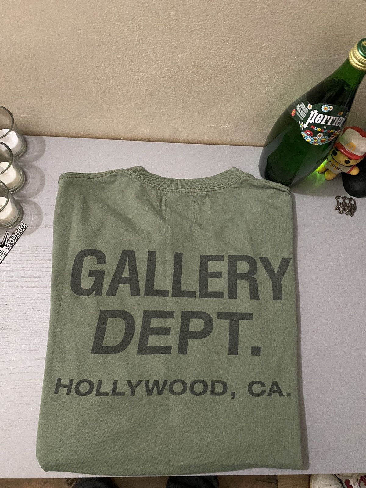 Gallery Dept. Souvenir good T-shirt army green L size