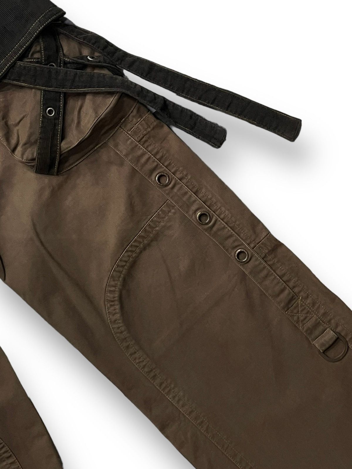 If Six Was Nine × Japanese Brand × Le Grande Bleu (L.G.B.) Bangbang Predator Bondage Parachute Baggy Thick Cargo Pants Size US 30 / EU 46 - 8 Thumbnail