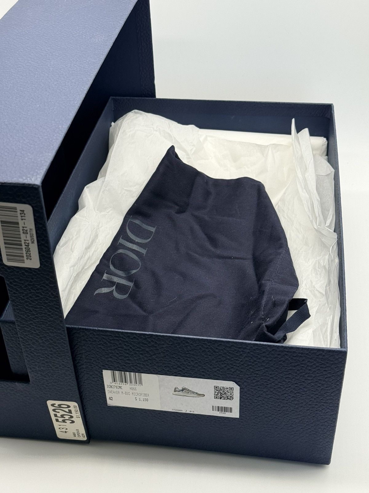 Dior Size 9 - Dior B30 Light Blue Grey Size US 9 / EU 42 - 8 Thumbnail