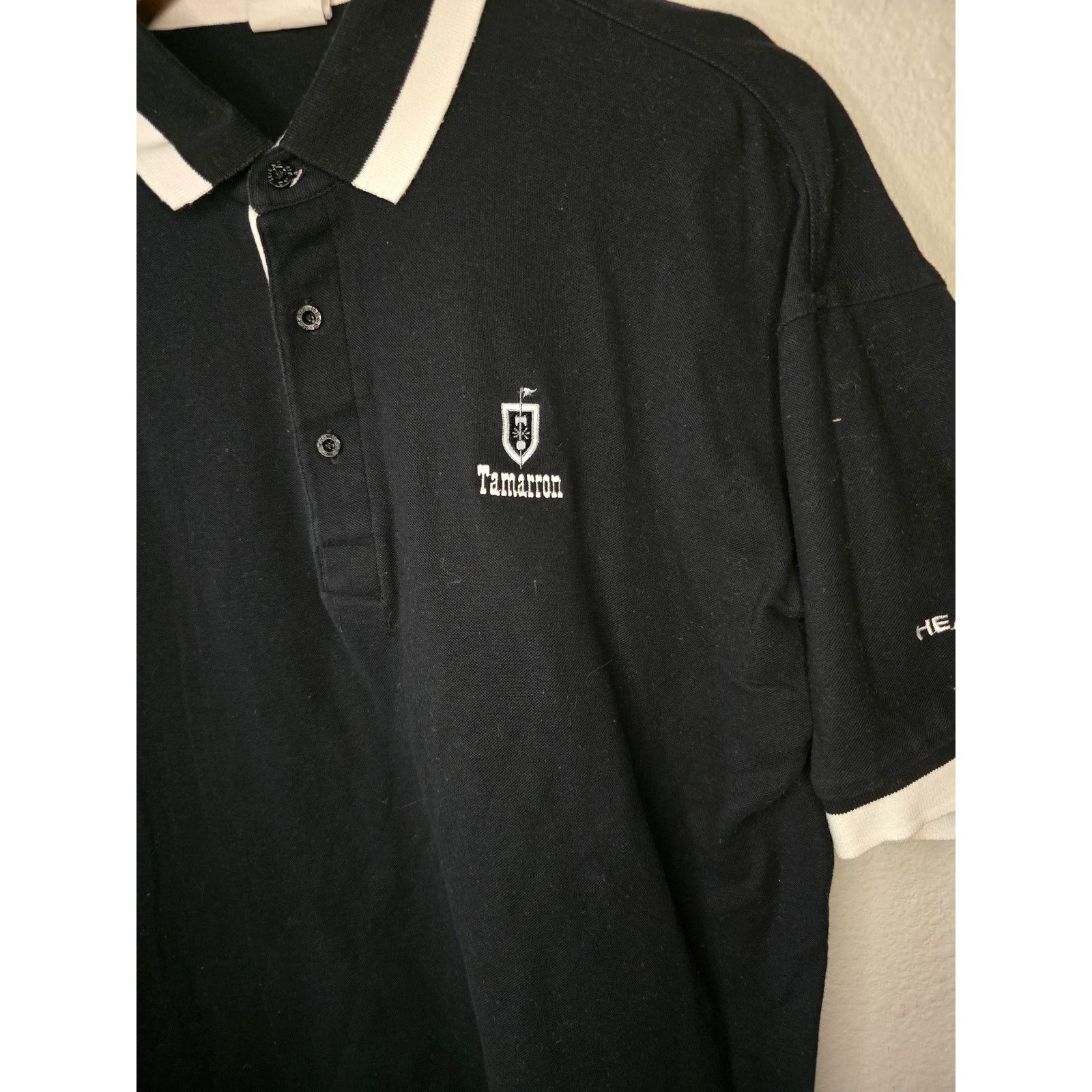 Vintage Head Golf Polo Medium Black Tamarron Durango CO Golf Shirt Size US M / EU 48-50 / 2 - 3 Thumbnail