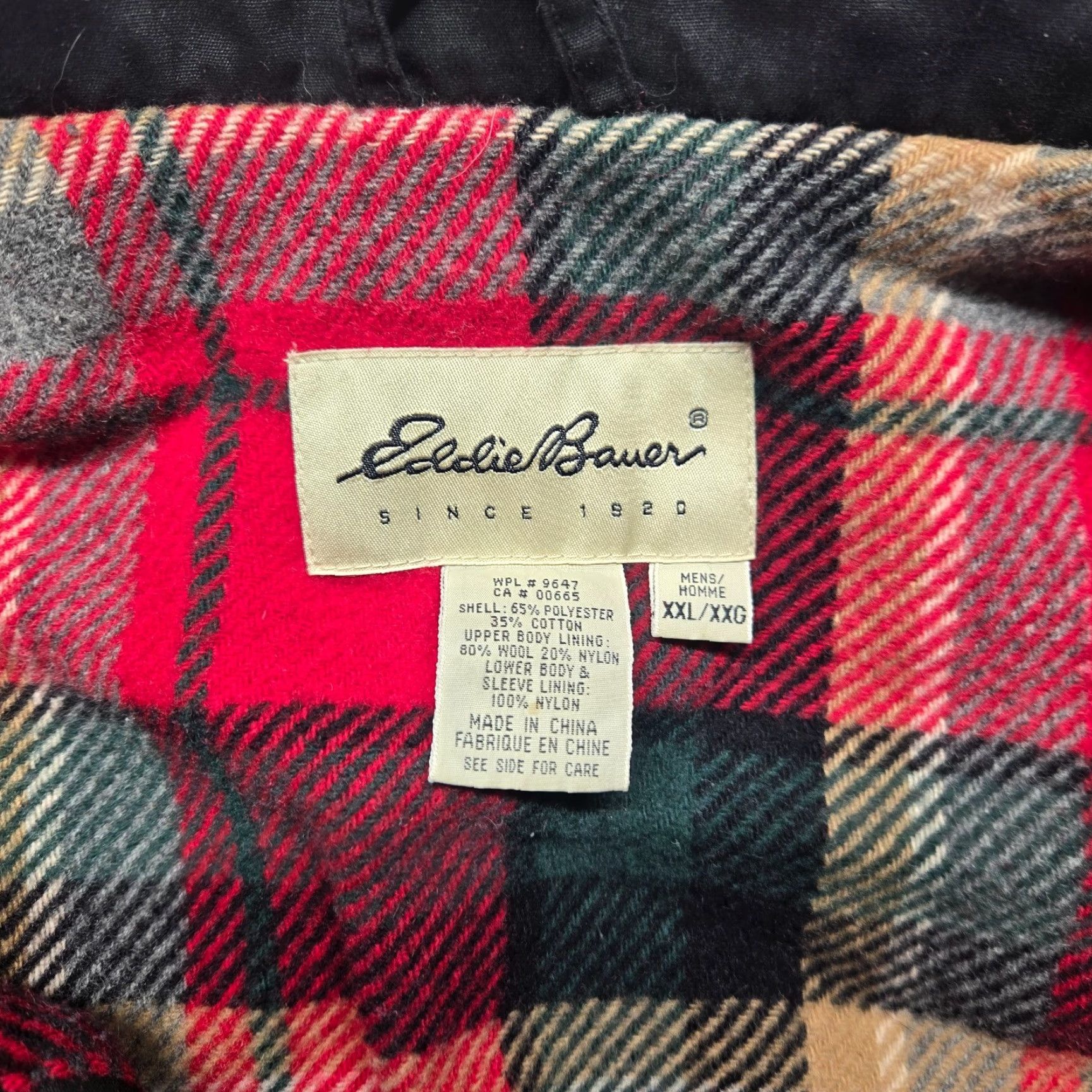 Eddie Bauer Eddie Bauer Shacket Shirt Jacket Plaid Black 2XL Men Button Up Lined Flannel Casual Winter Fall Spring All Seasons Jacket Mens Size US XXL / EU 58 / 5 - 3 Thumbnail