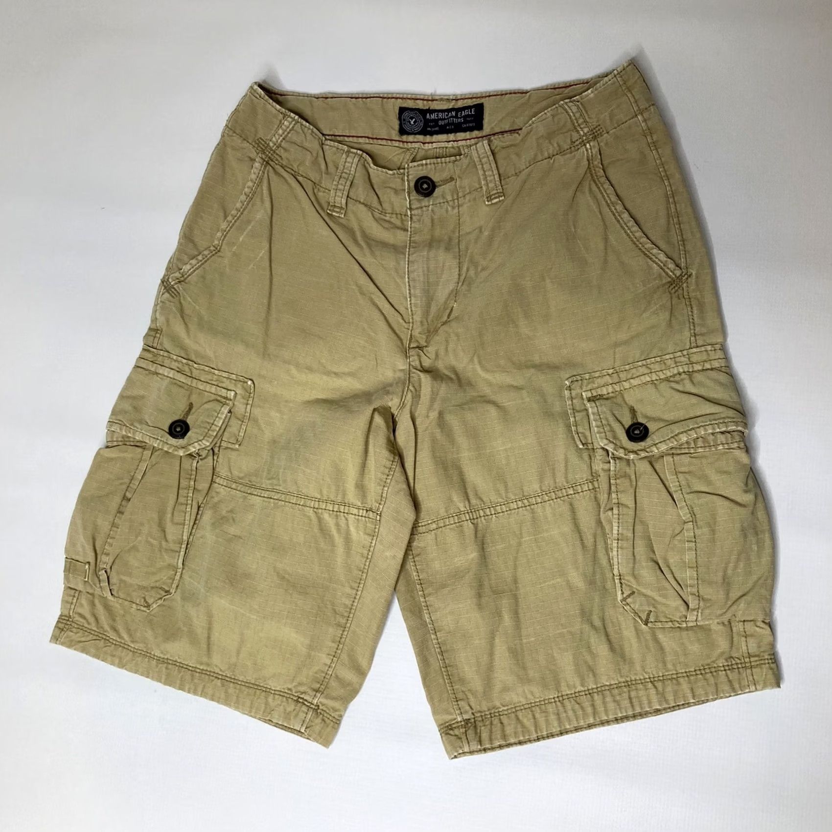 American Eagle Outfitters VINTAGE American Eagle AE Longboard Ripstop Cargo Shorts Shirt? Size US 28 / EU 44 - 6 Thumbnail