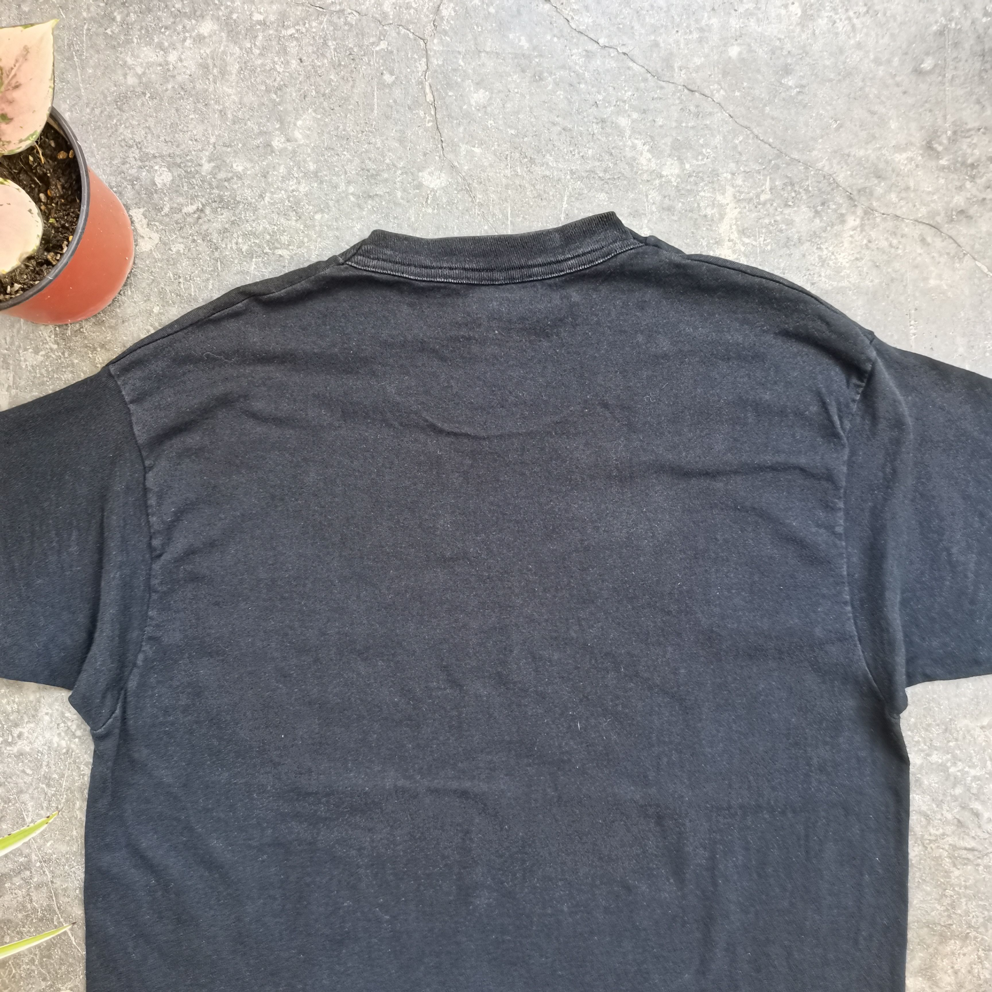 Fruit Of The Loom Vintage Rare 90s Fruit Of The Loom X Seiko Black Tee Size L Size US L / EU 52-54 / 3 - 6 Thumbnail