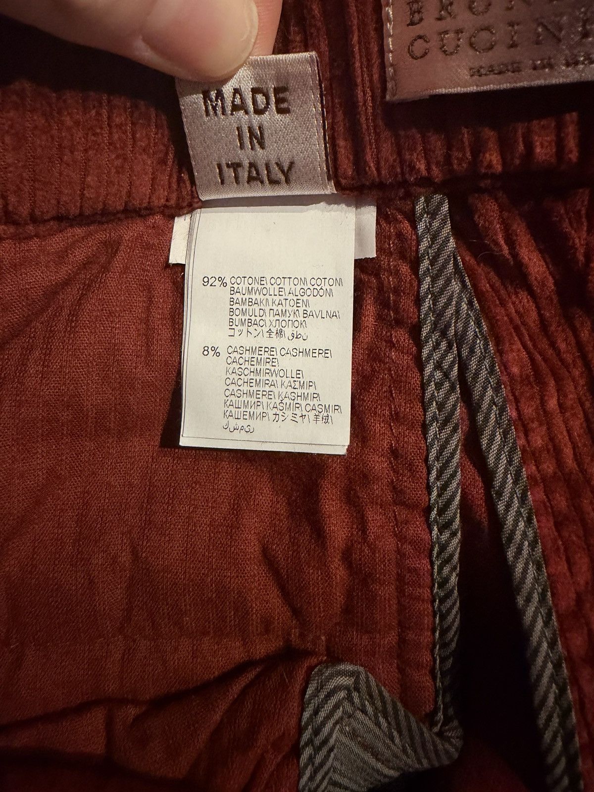 Brunello Cucinelli Brunello Cucinelli Corduroy Trousers – Rich Rust Tone Size 27" / US 4 / IT 40 - 8 Thumbnail