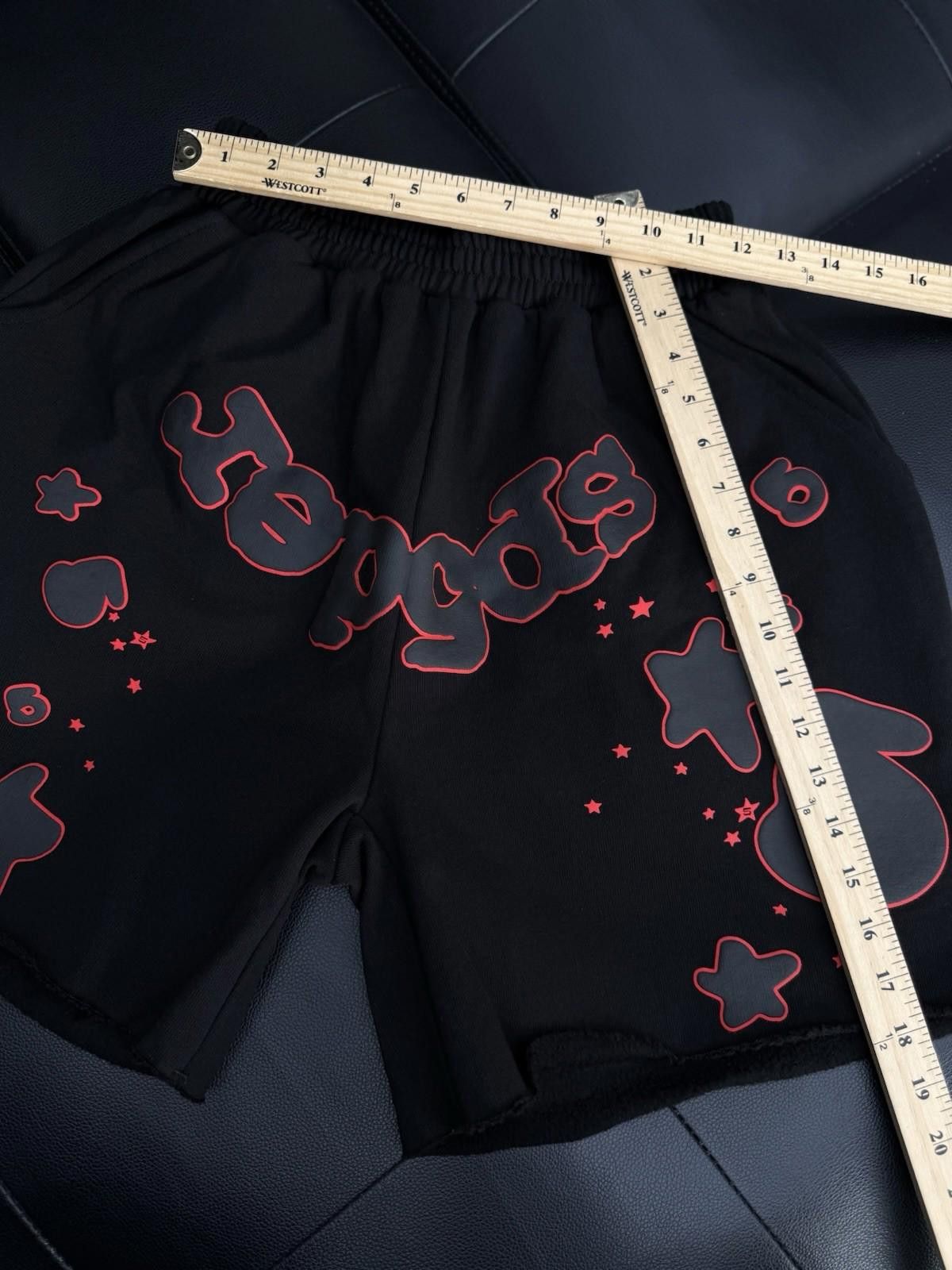 Sp5der Sp5der OG Web V2 Phantom Sweatshort “Black Red” (Small) NEW Size US 30 / EU 46 - 7 Thumbnail