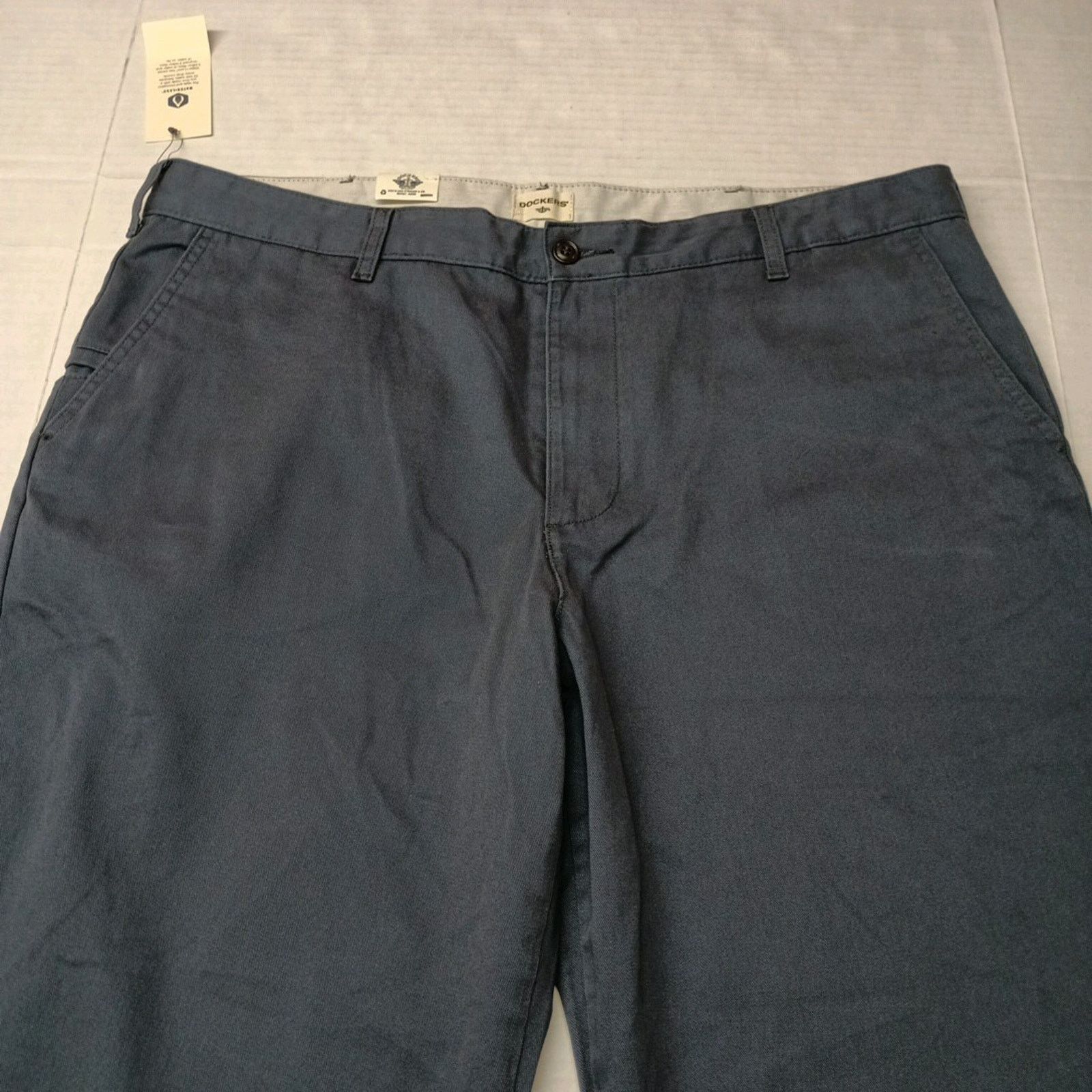 Dockers Dockers Men's Classic Fit Perfect Pants Navy Blue 40x34 New Size US 40 / EU 56 - 4 Thumbnail